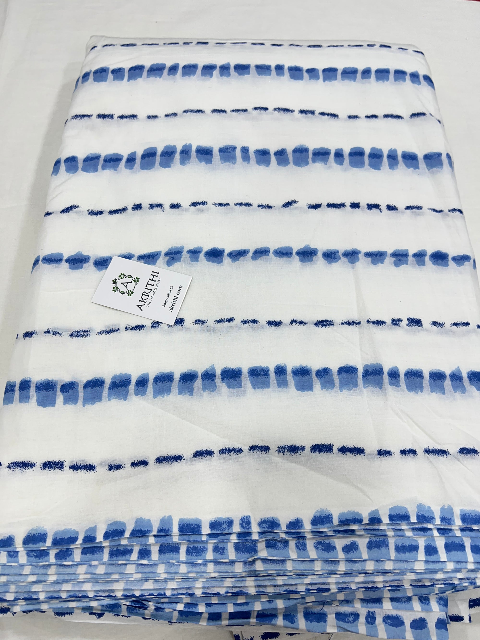Printed pure cotton fabric
