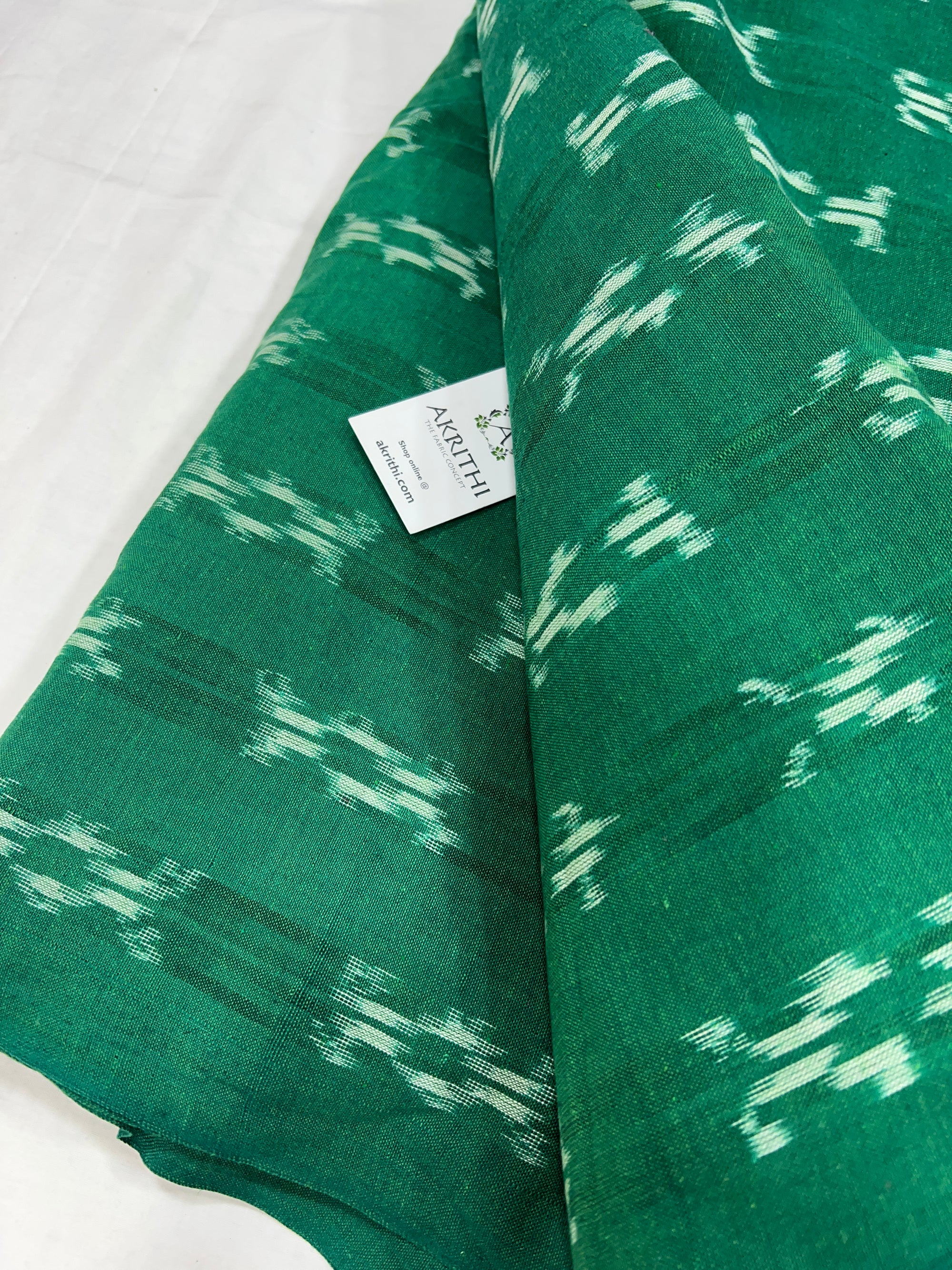 Handloom Ikat pure cotton fabric