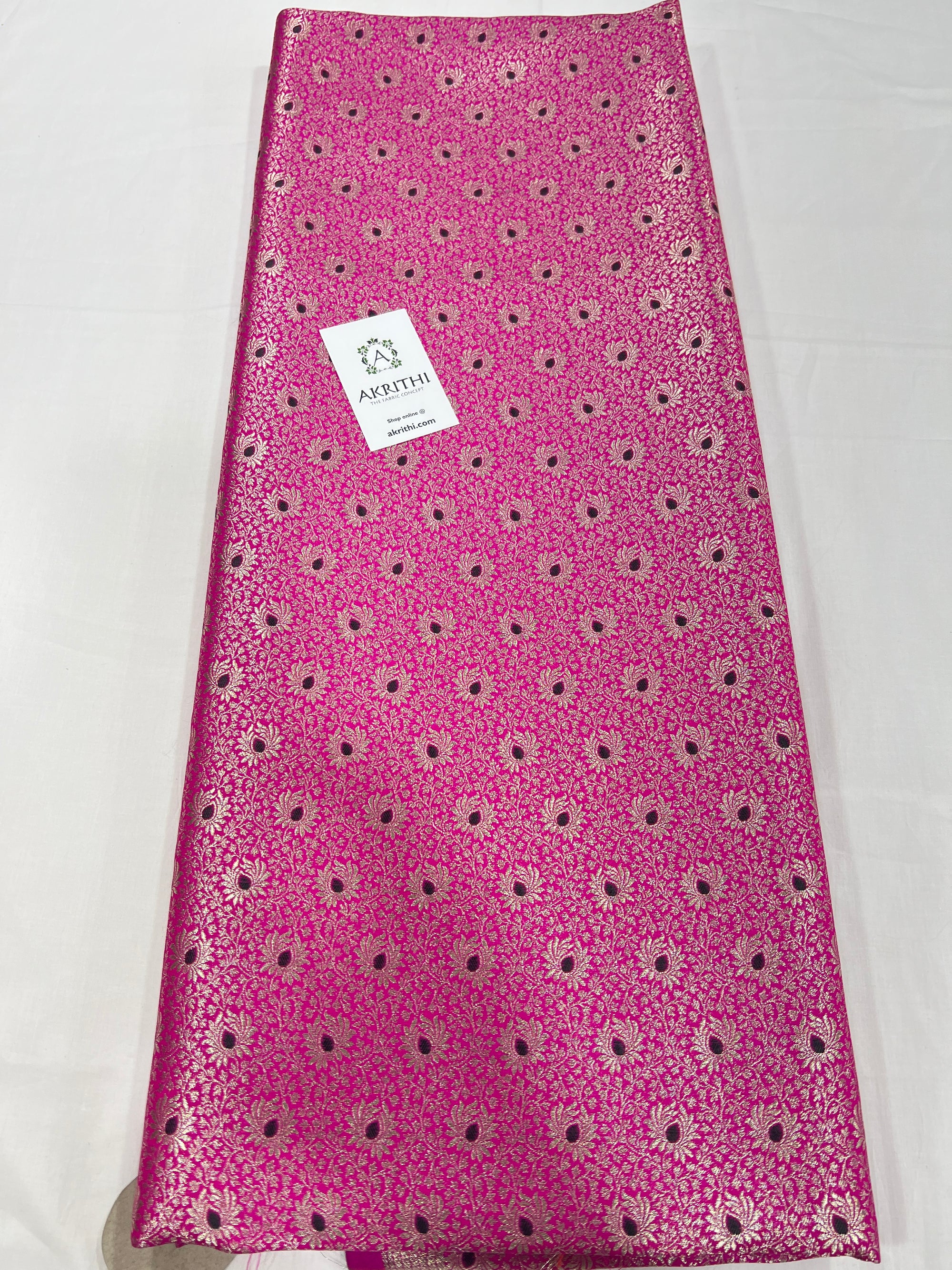 Pure Banarasi brocade fabric