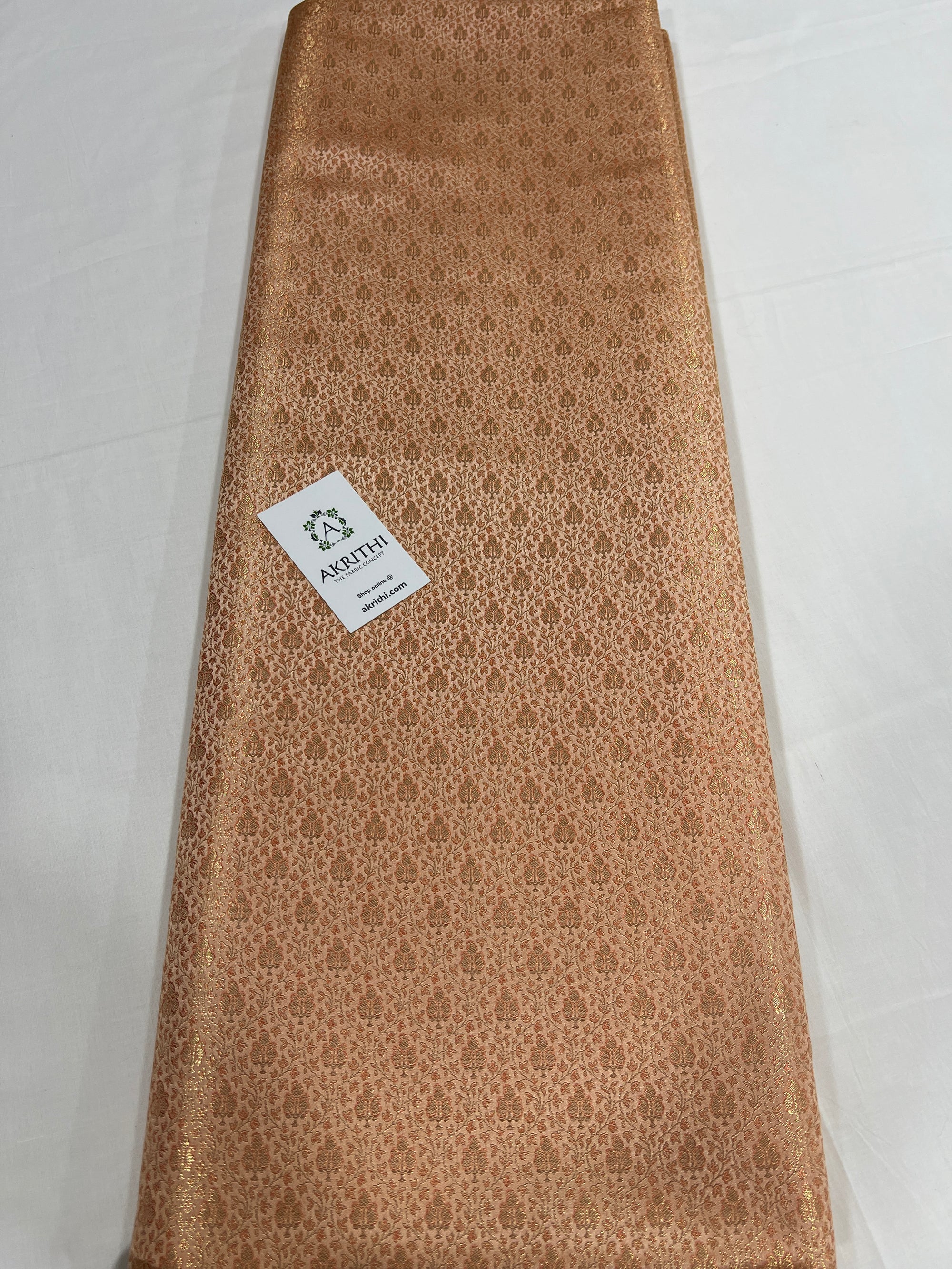Pure Banarasi brocade fabric