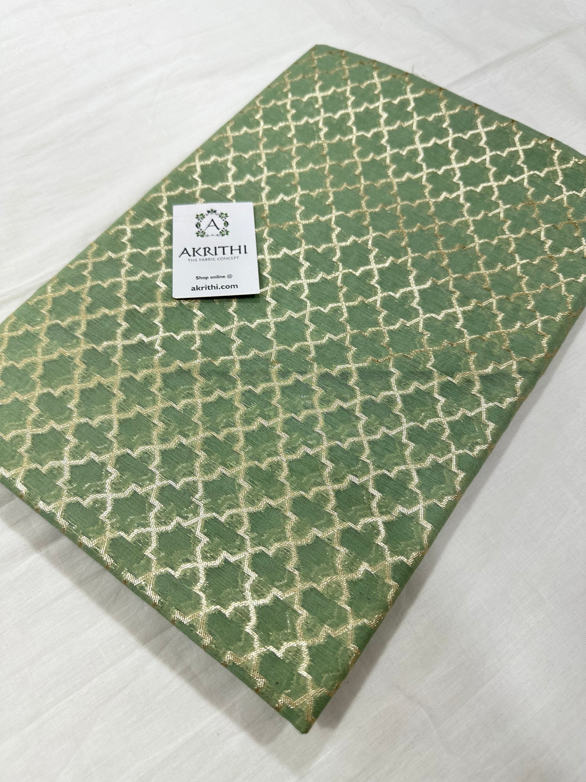 Banarasi chanderi lurex kurta fabric