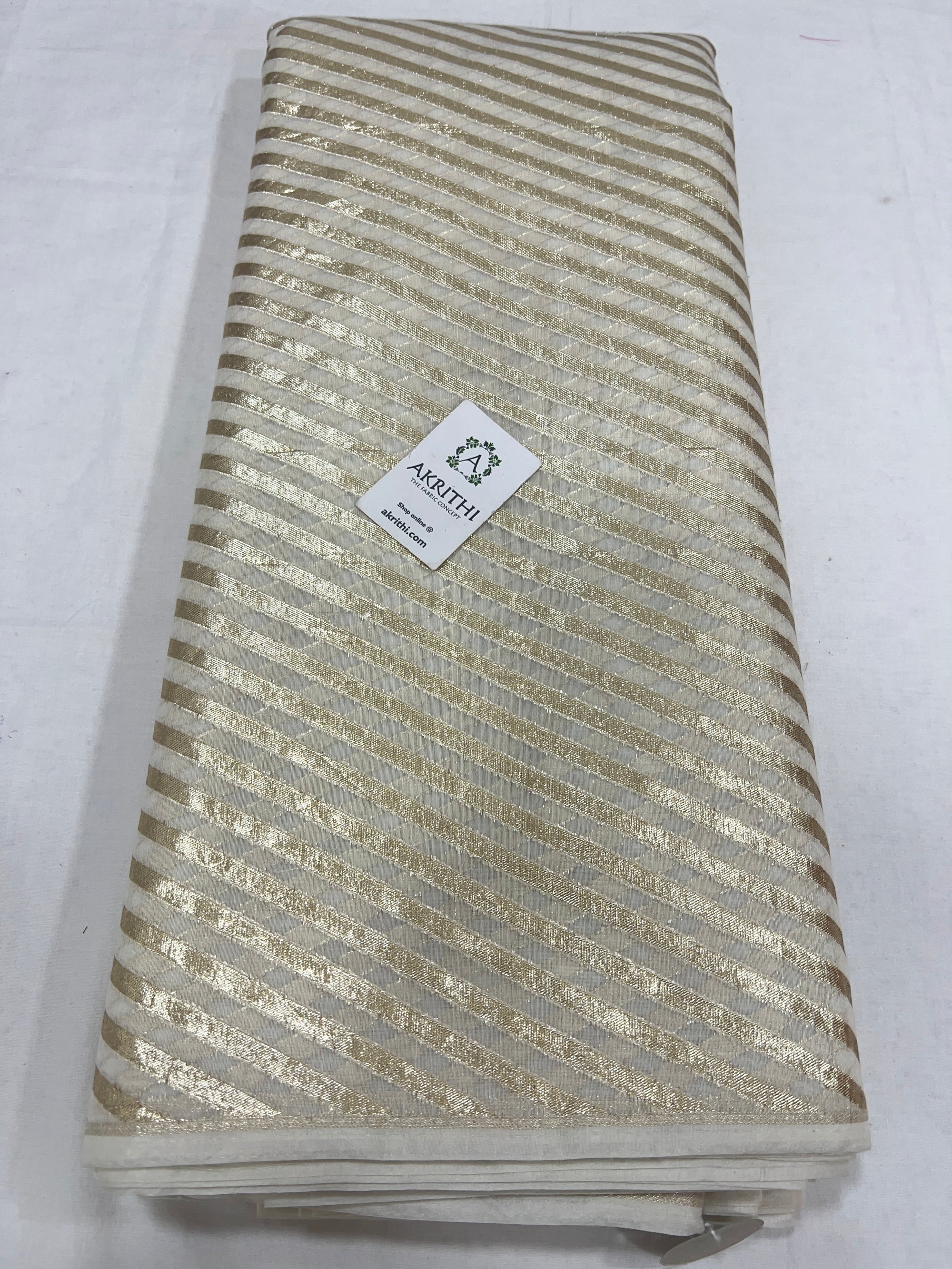 Dyeable banarasi Handloom chanderi lurex fabric