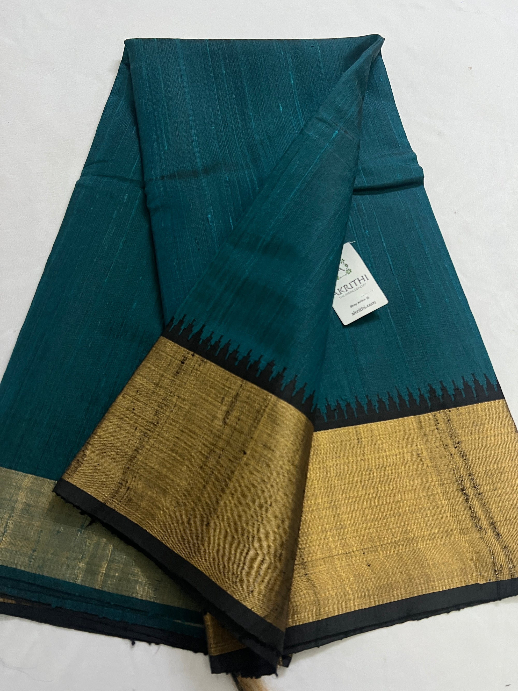 Dupion silk saree