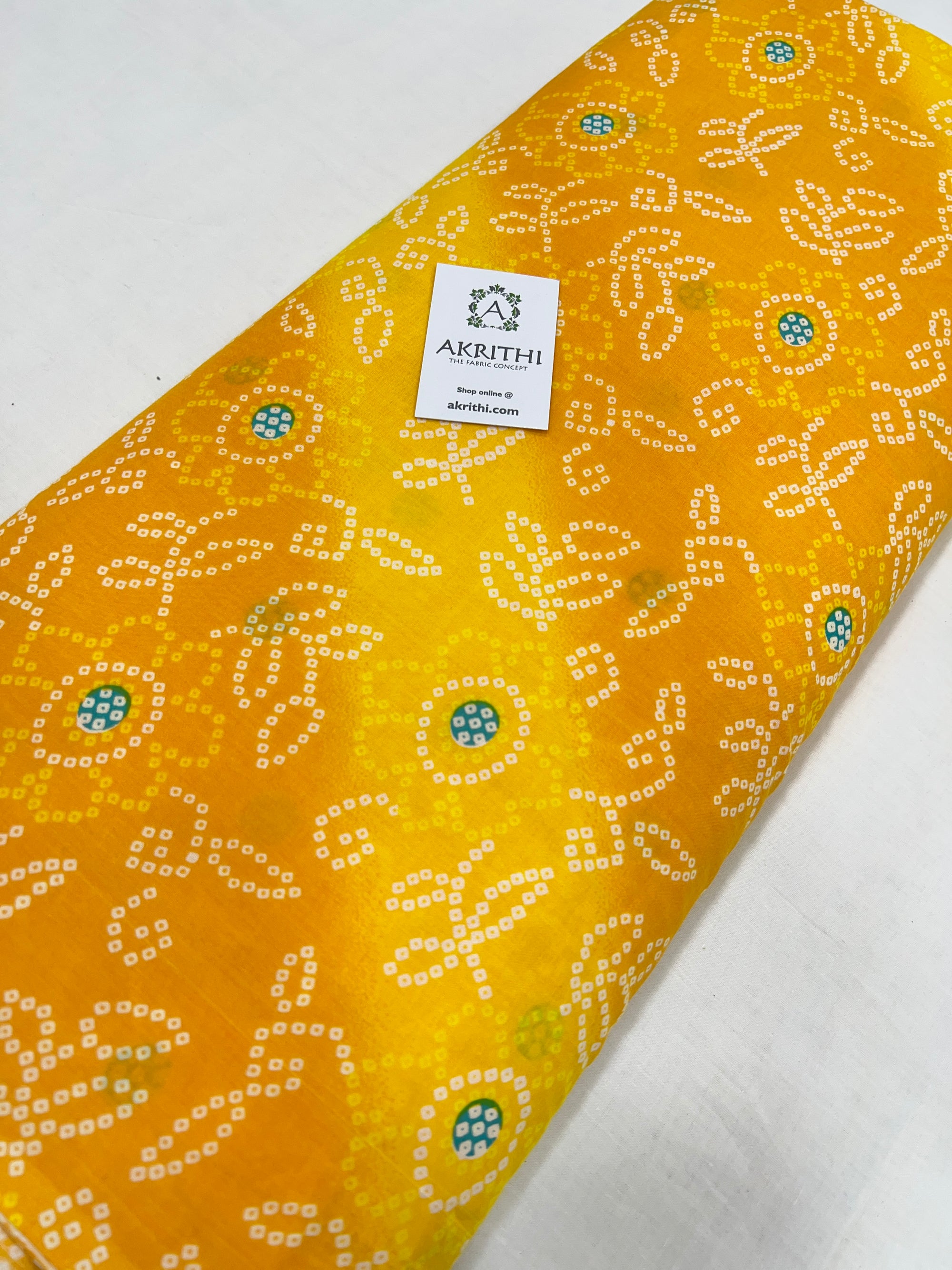 Printed pure cotton fabric
