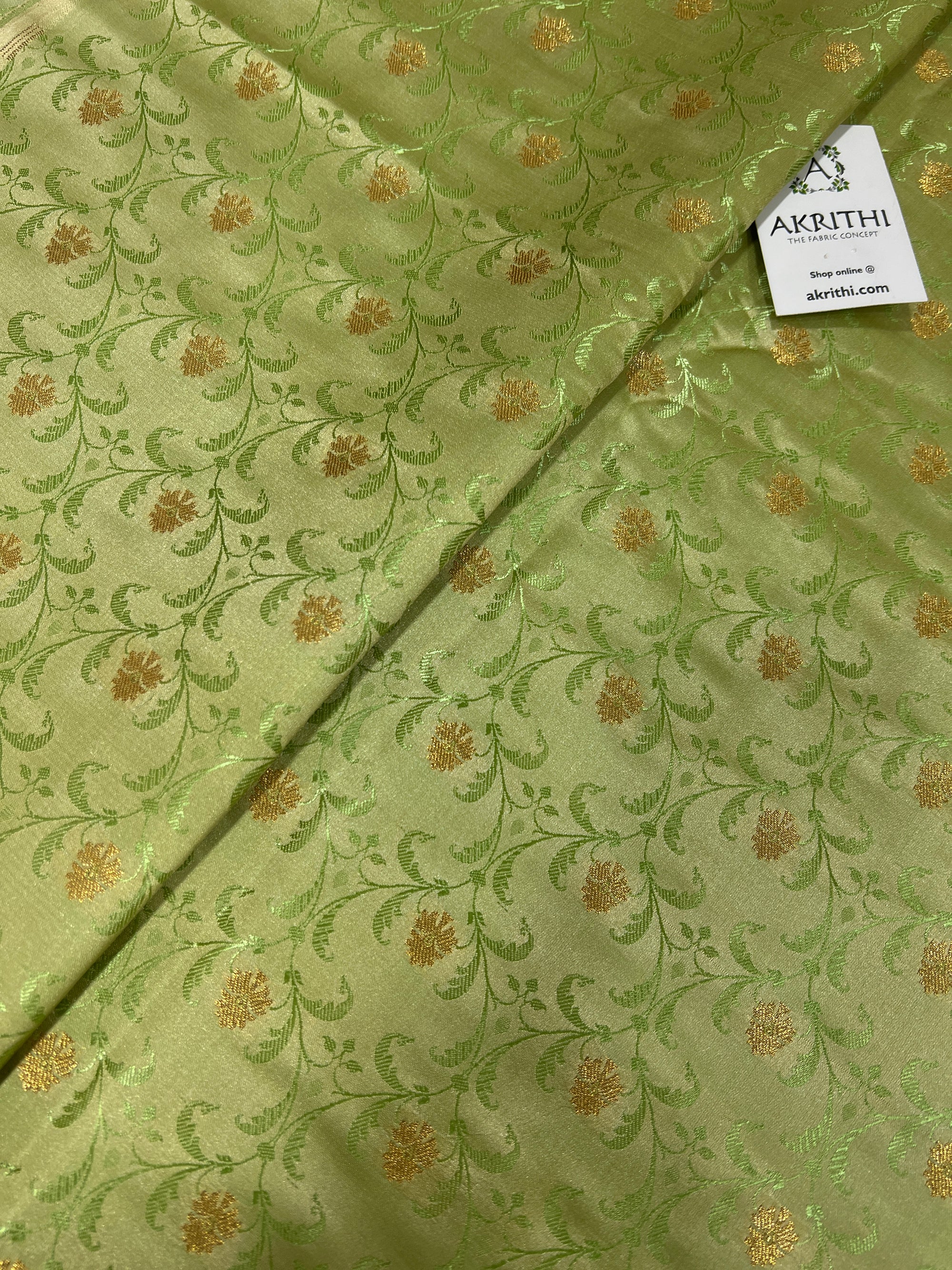 Pure Banarasi brocade fabric