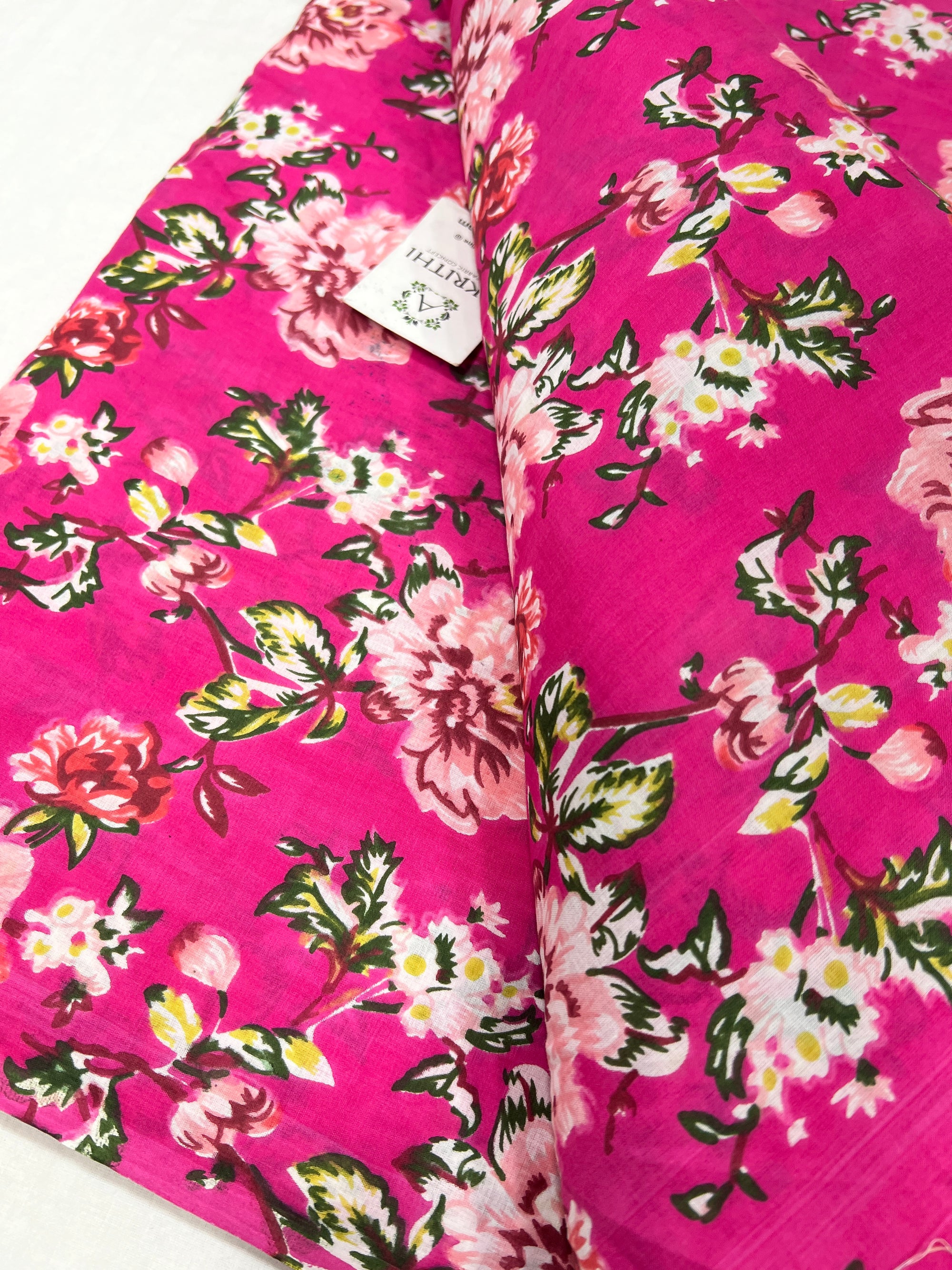 Printed pure cotton fabric
