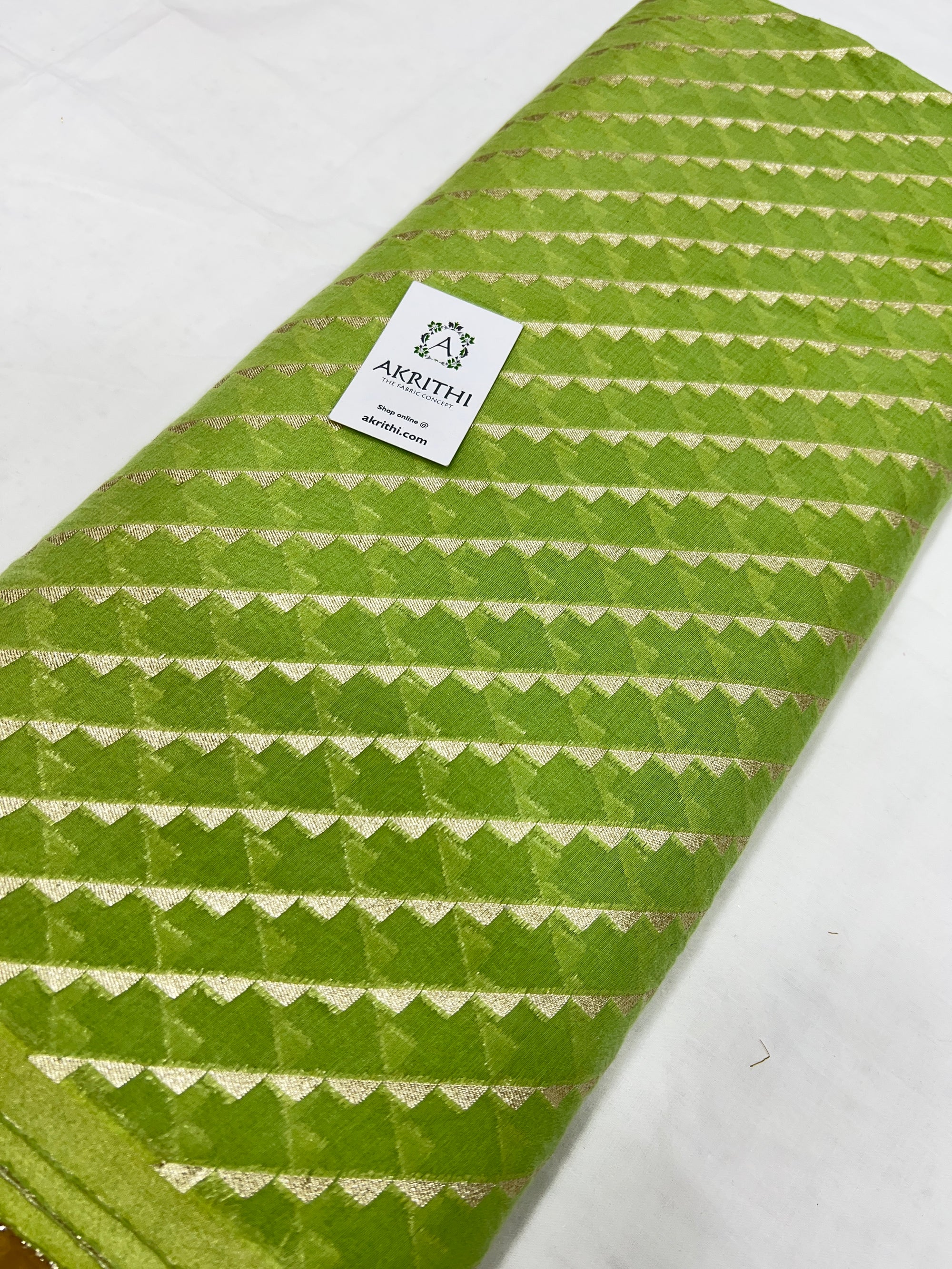 Banarasi chanderi cotton lurex fabric