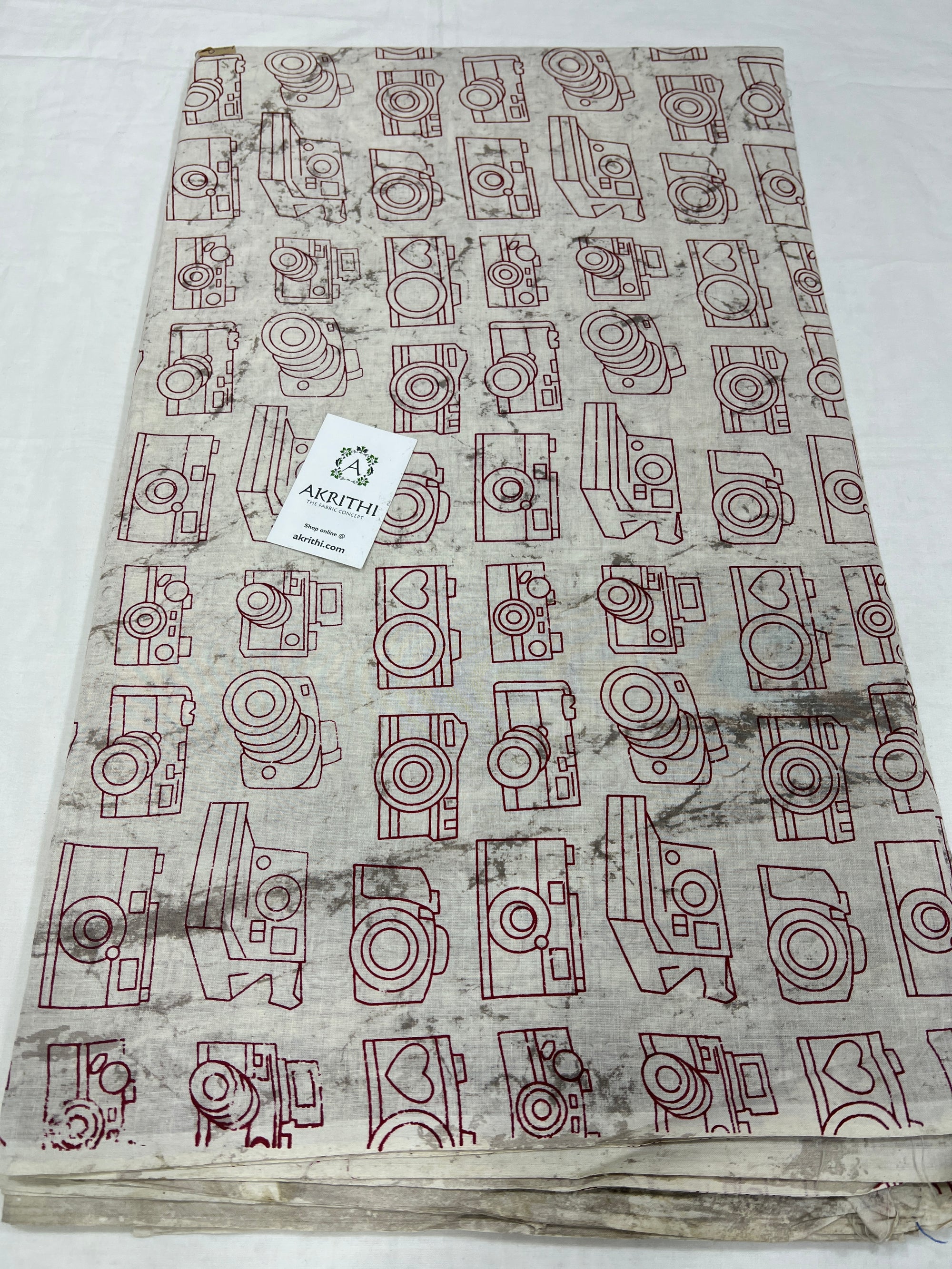 Dabu Printed pure cotton fabric