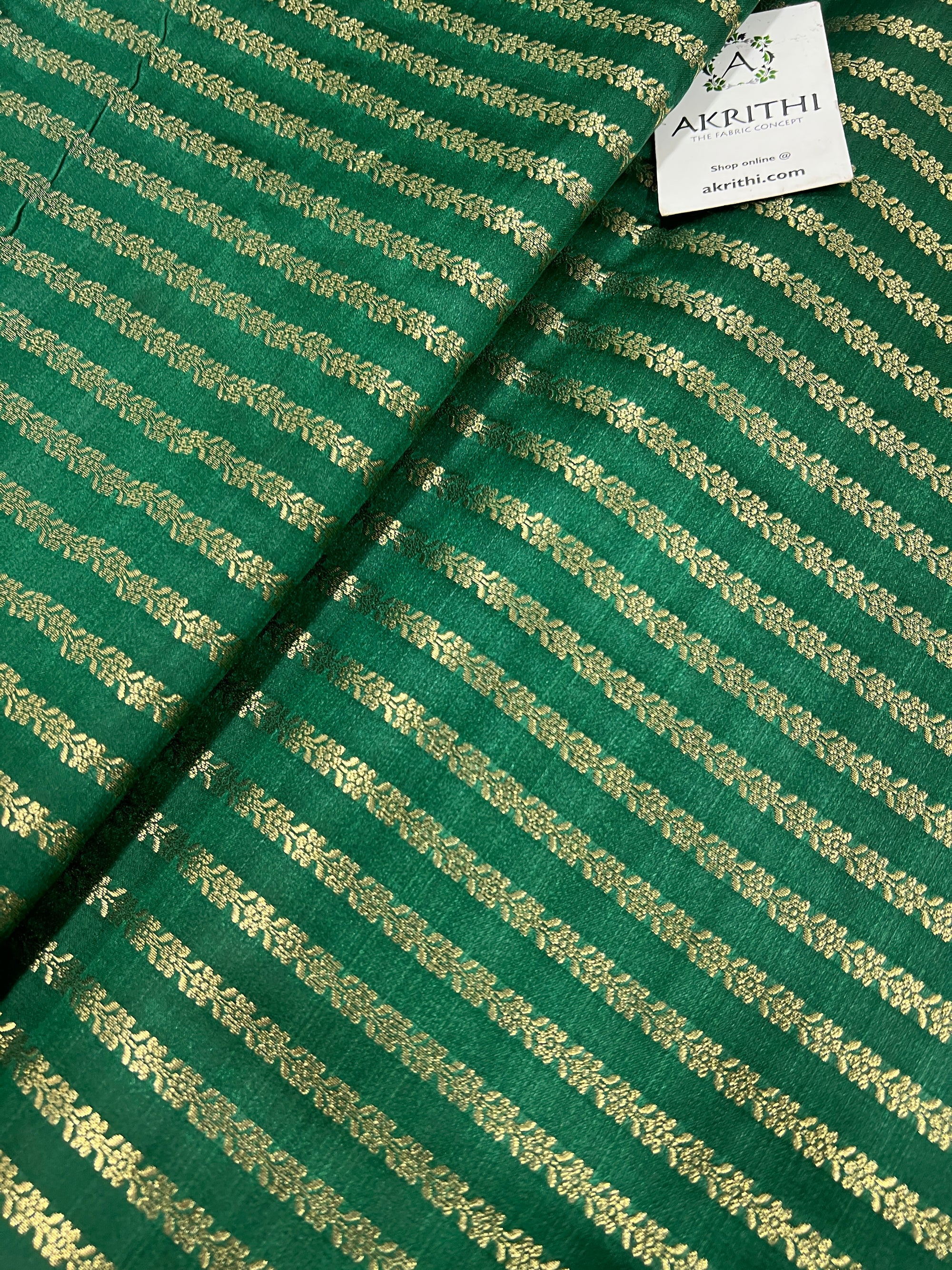 Pure Banarasi brocade fabric