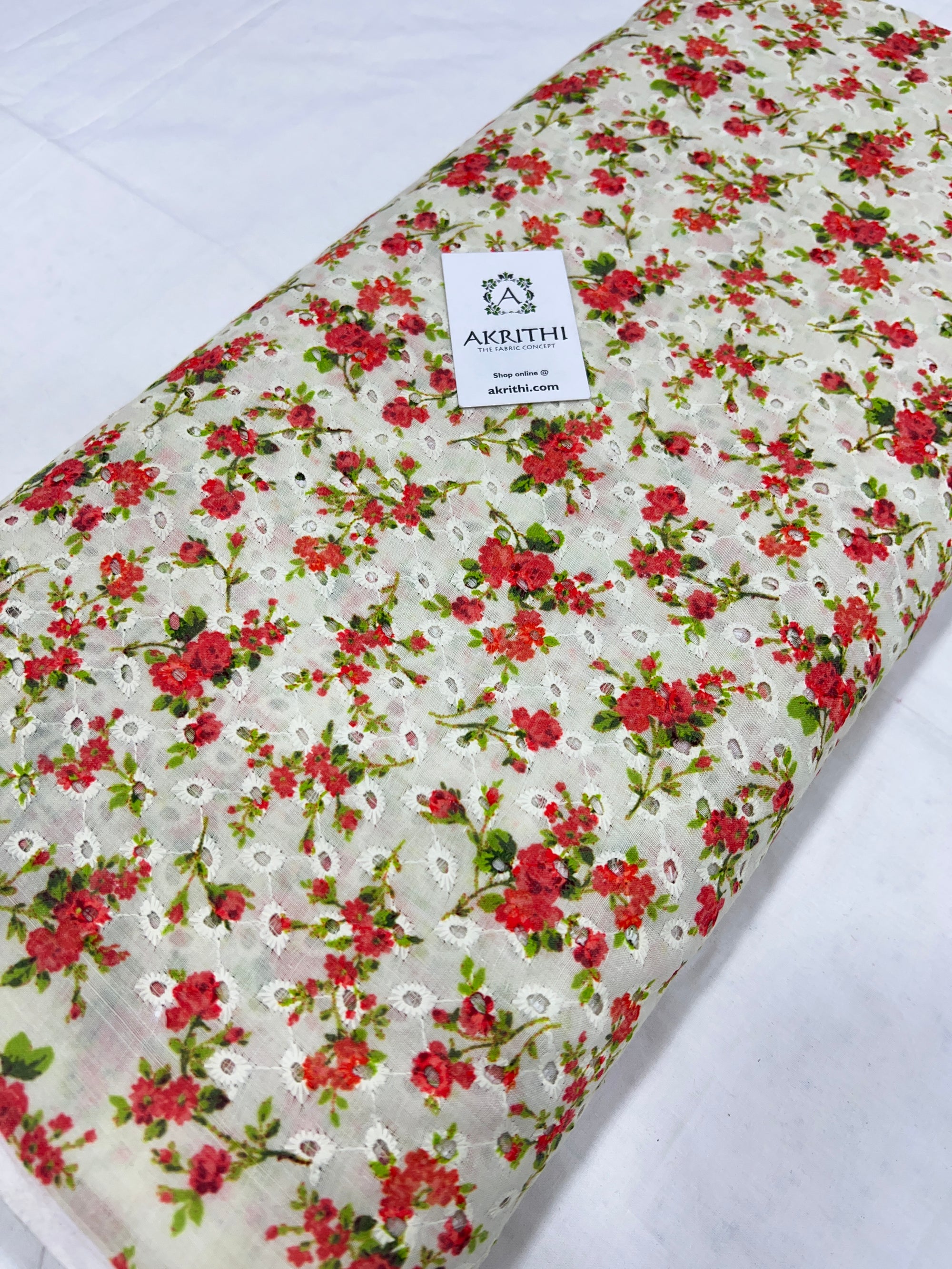 Printed Hakoba cotton fabric