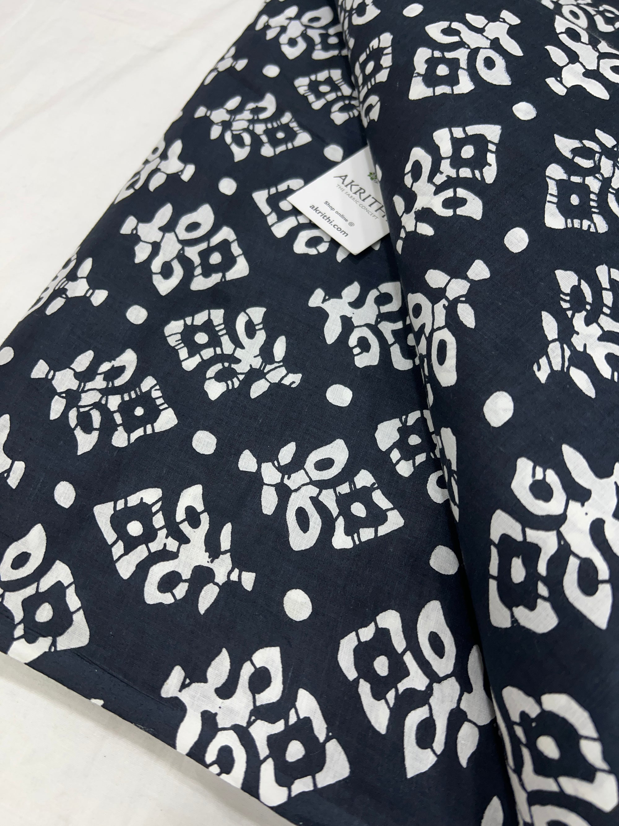 Printed pure cotton fabric