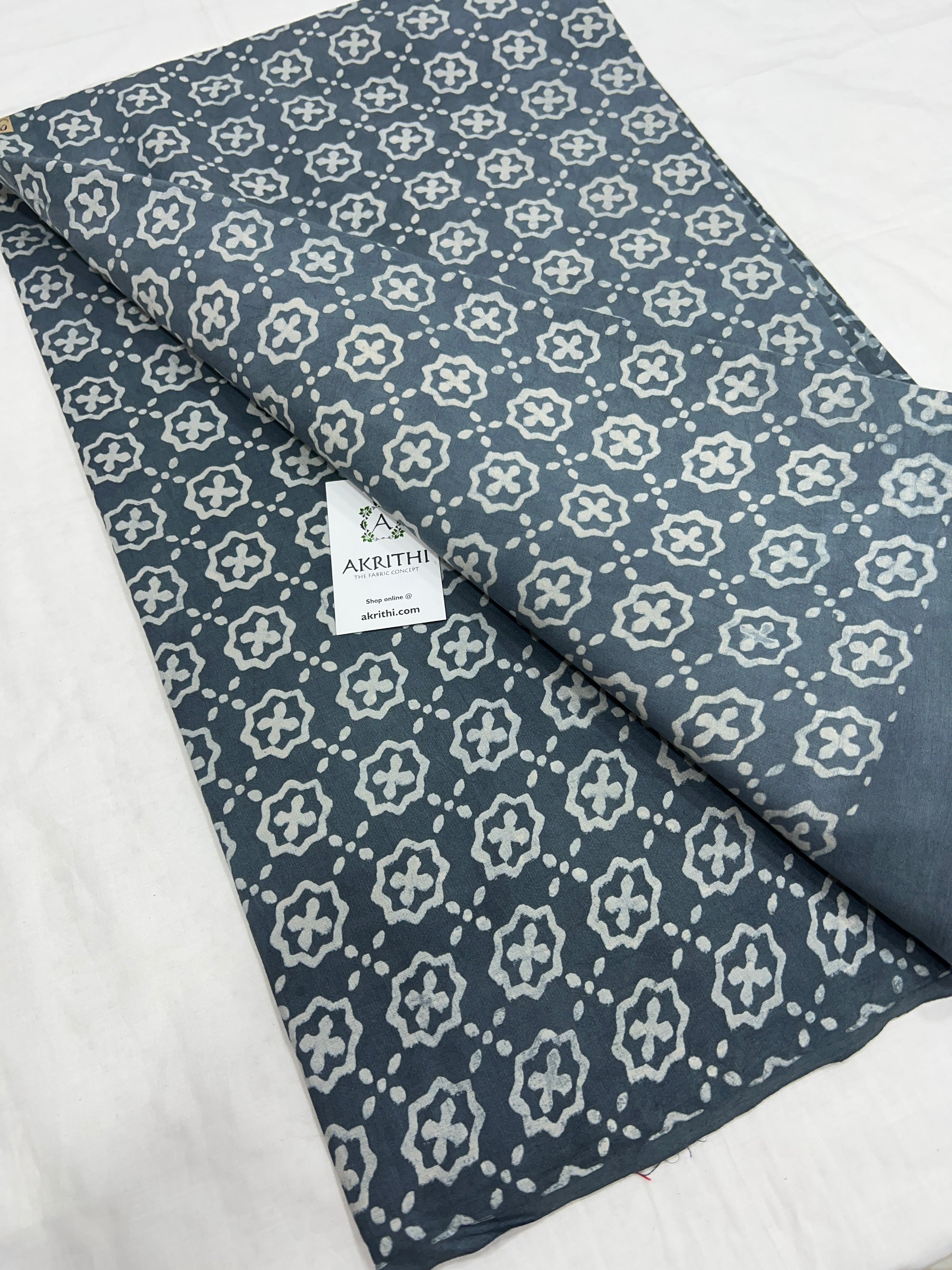 Dabu Printed pure cotton fabric