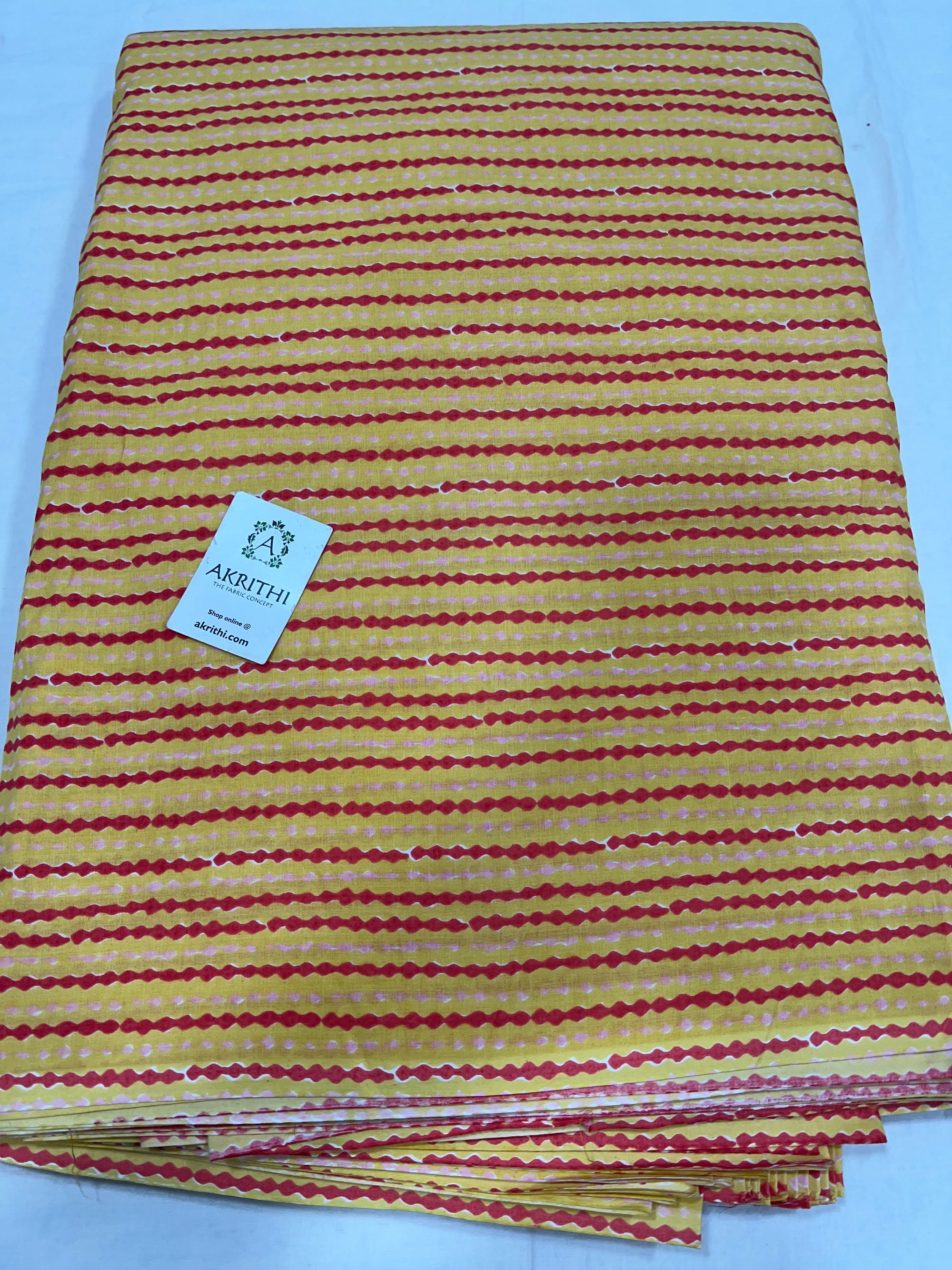 Printed pure cotton fabric