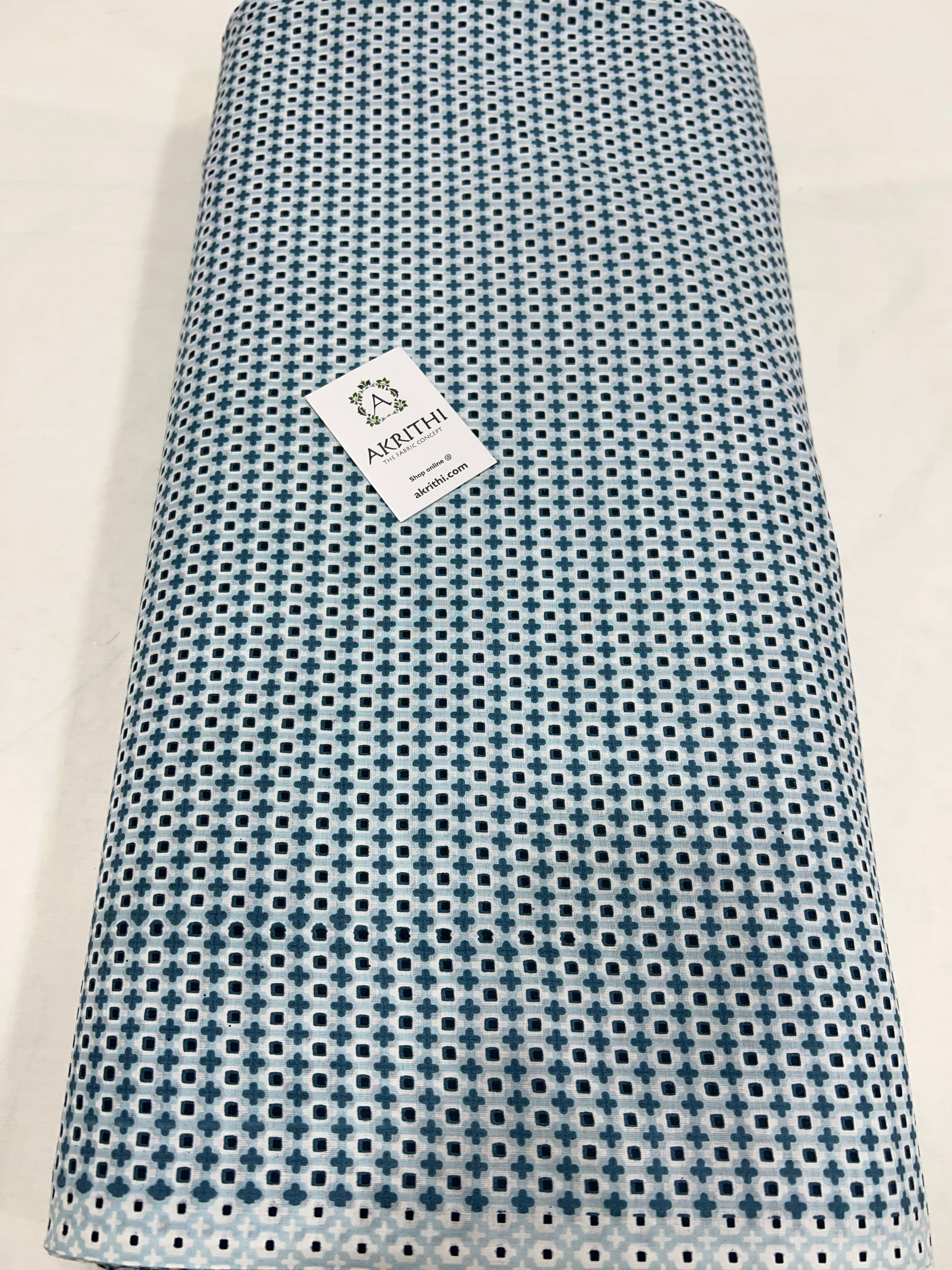 Printed pure cotton fabric