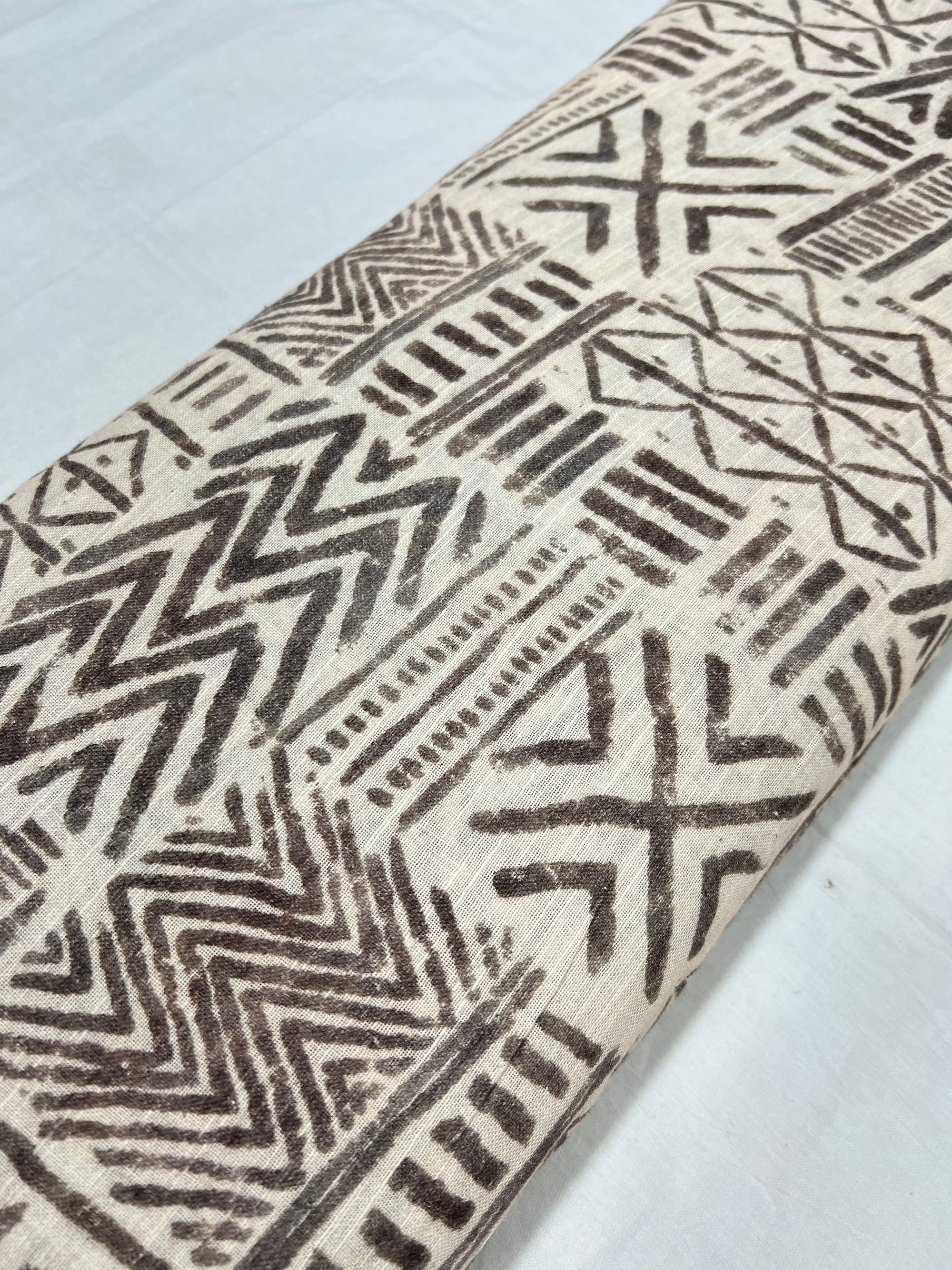 Digital Printed pure linen twill cotton fabric