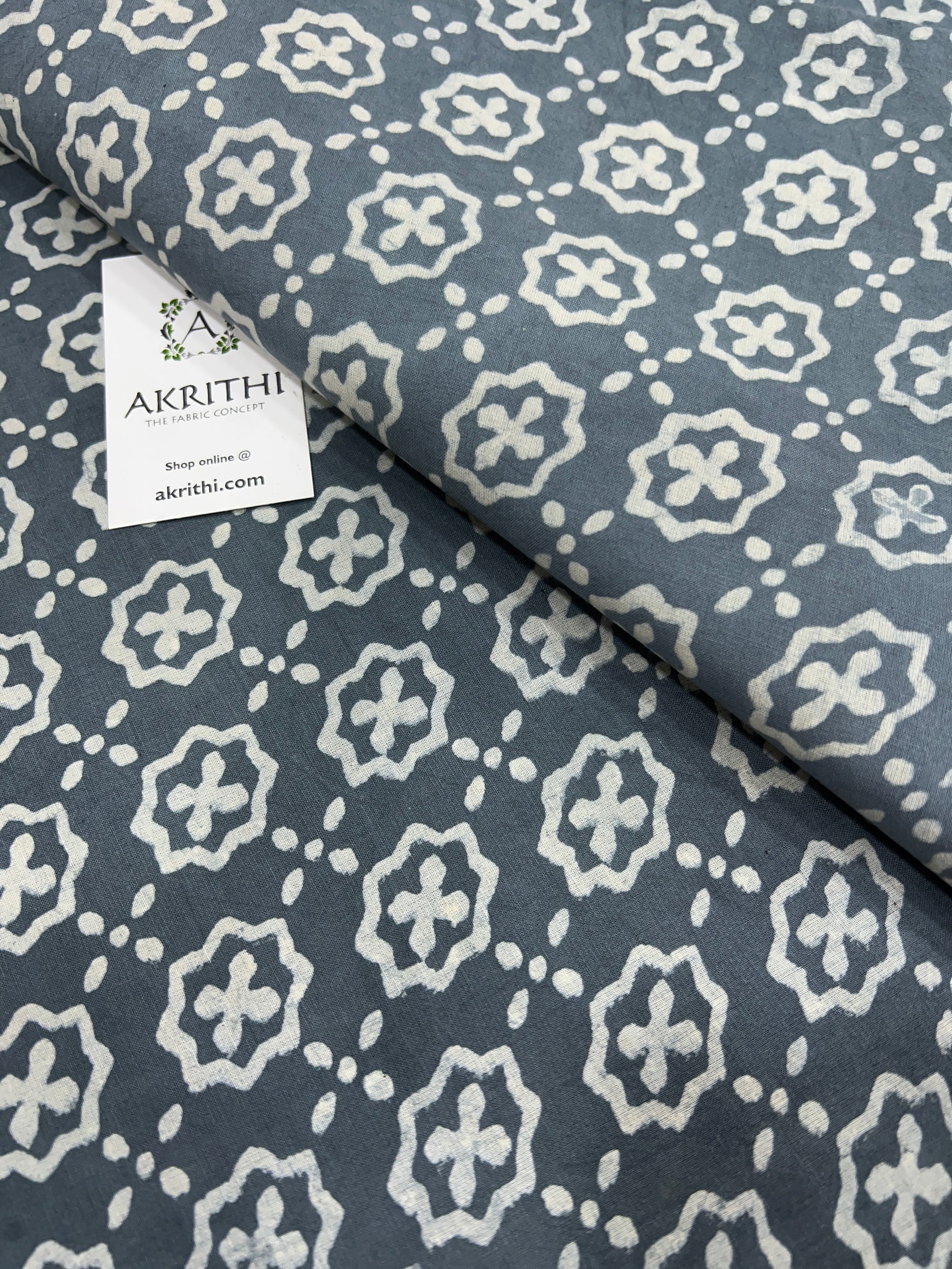 Dabu Printed pure cotton fabric