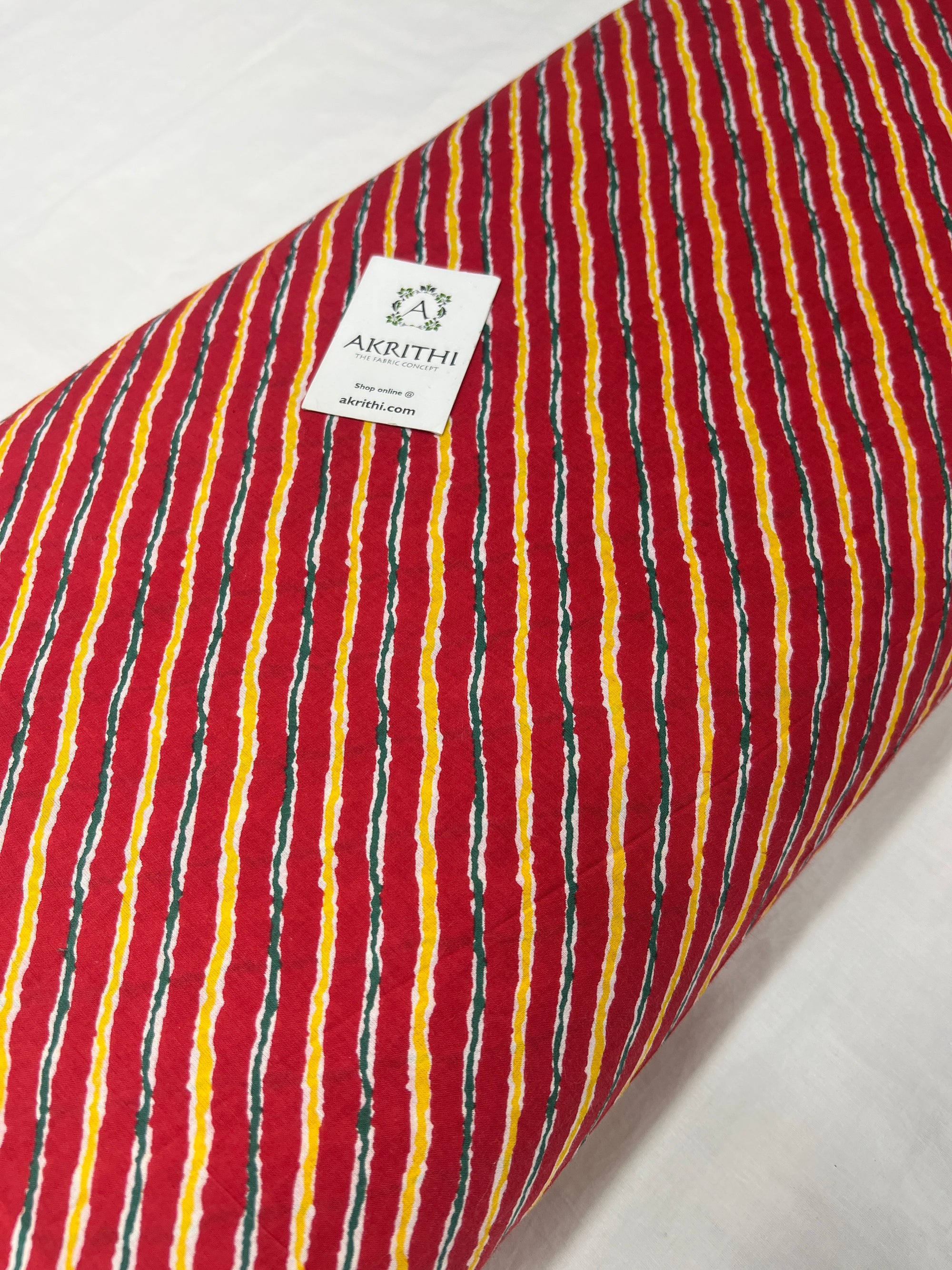 Leheriya Printed pure cotton fabric
