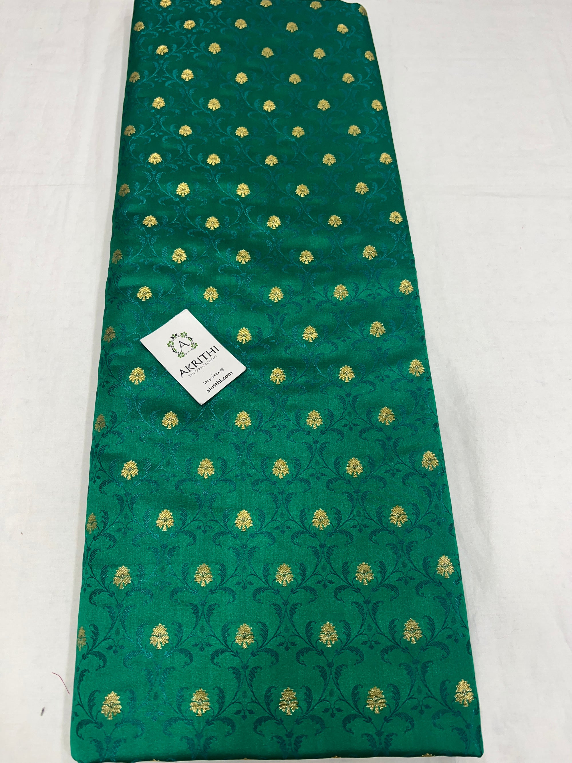 Pure Banarasi brocade fabric 1.6 METERS CUT