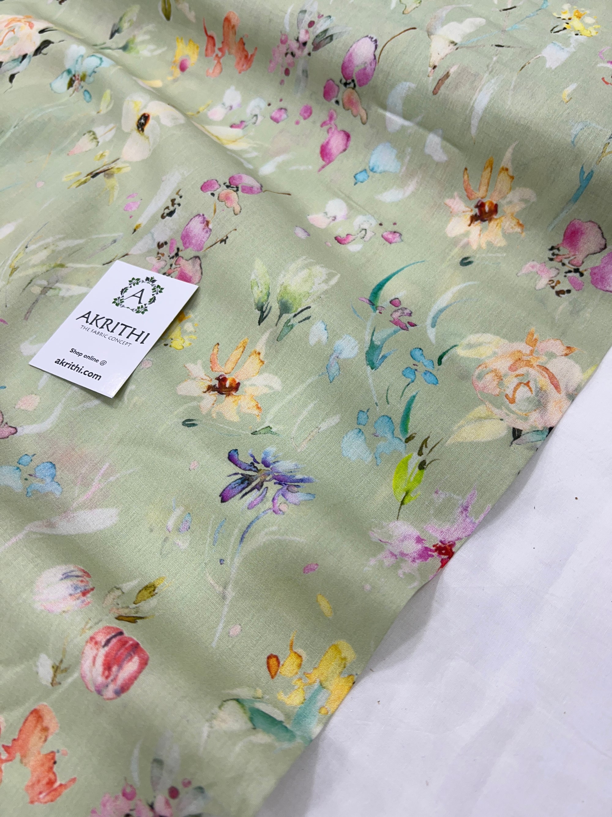 Digital Printed pure cotton fabric