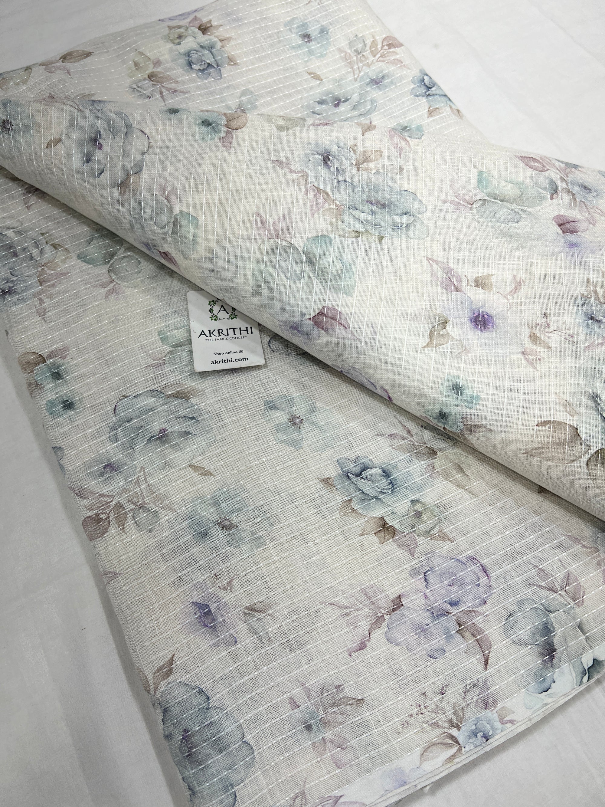 Digital Printed pure linen fabric
