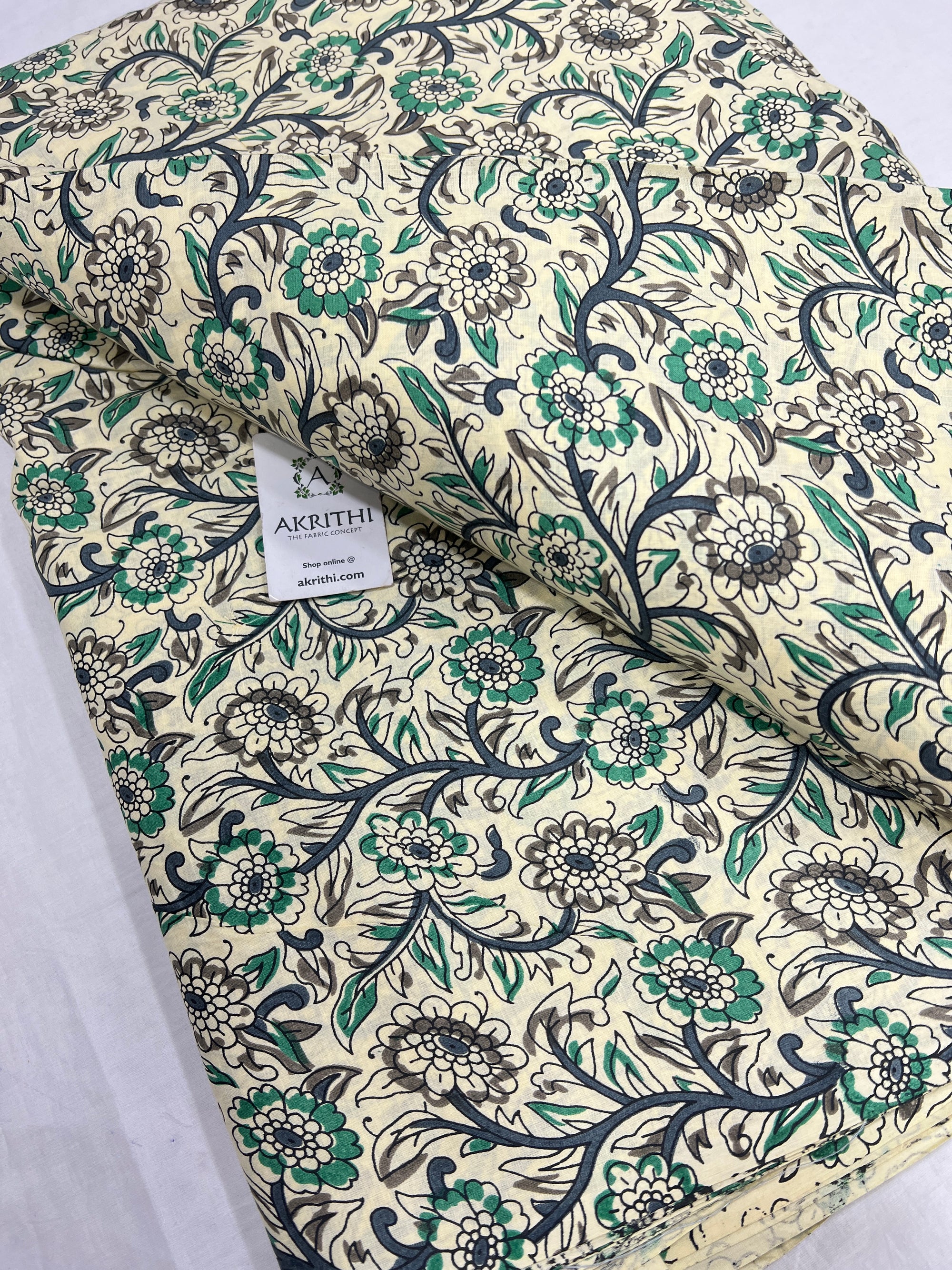 Printed pure cotton fabric