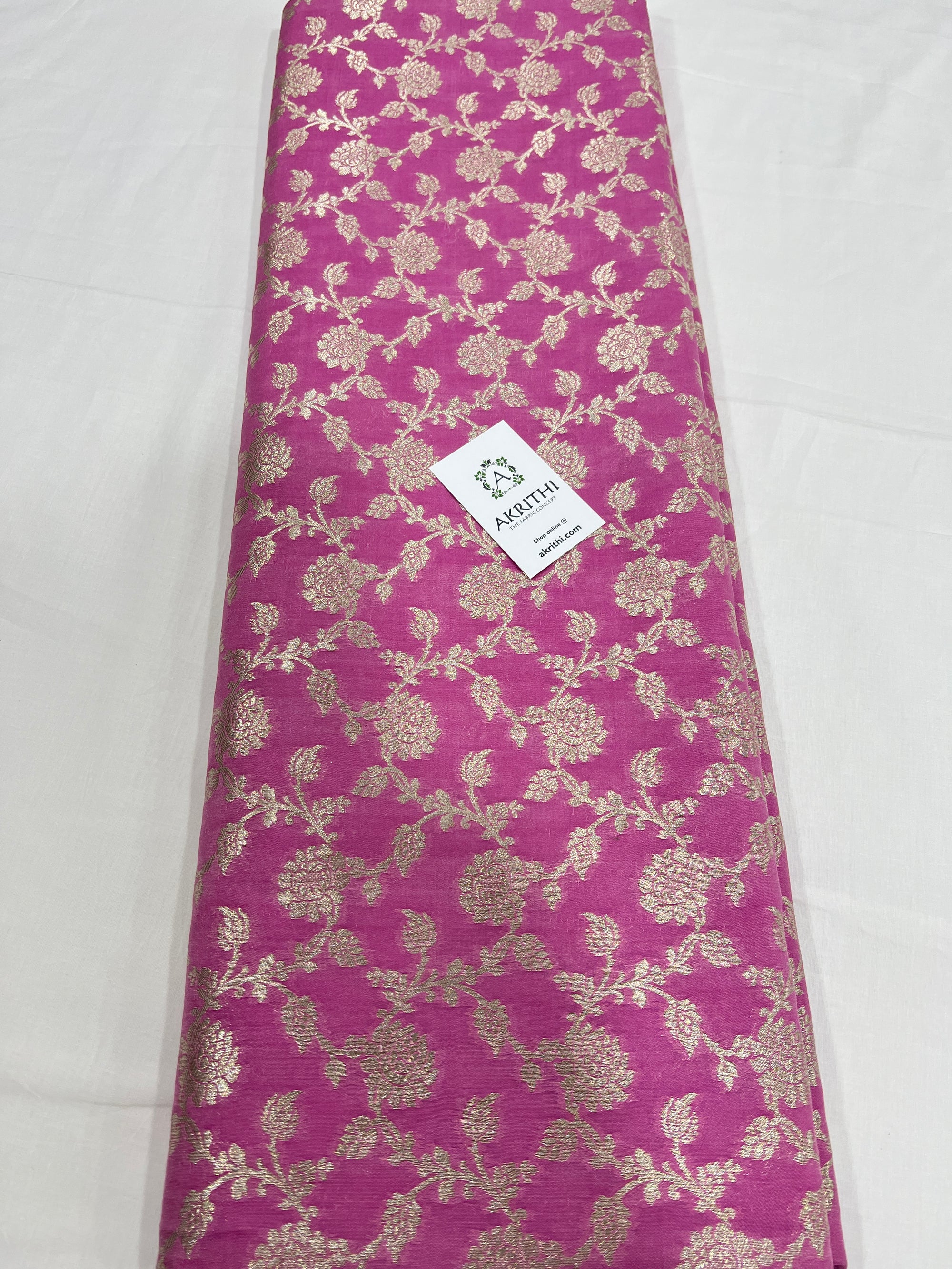 Pure Banarasi brocade fabric