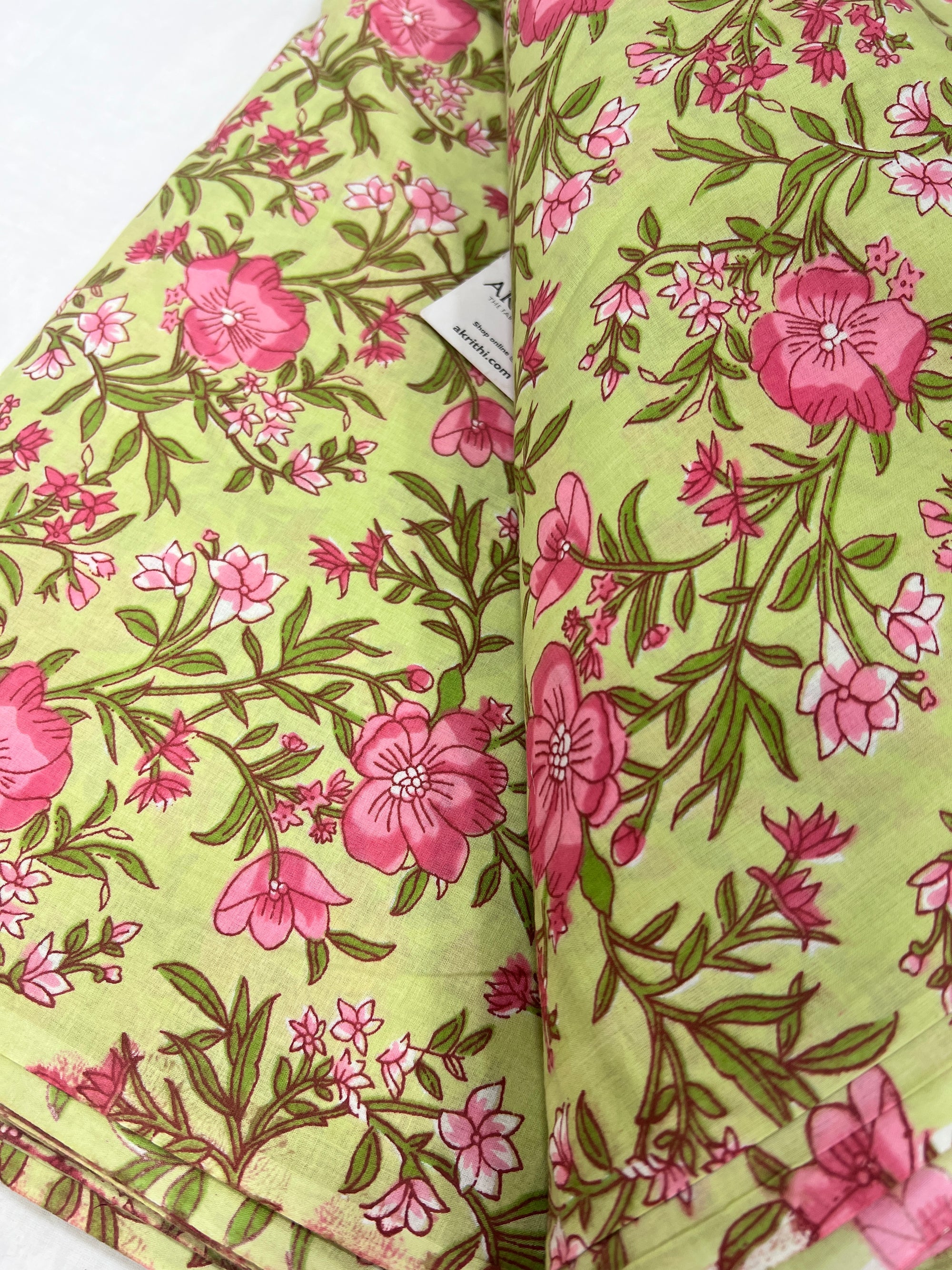 Printed pure cotton fabric