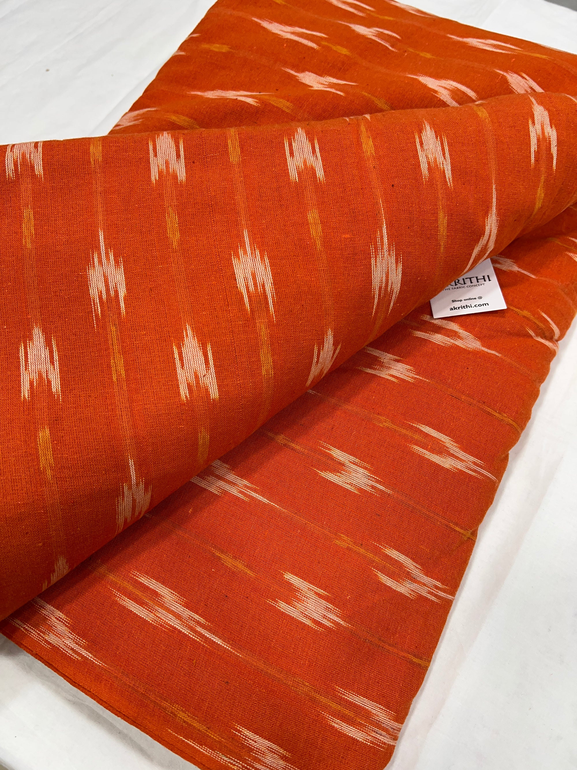 Handloom Ikat pure cotton fabric