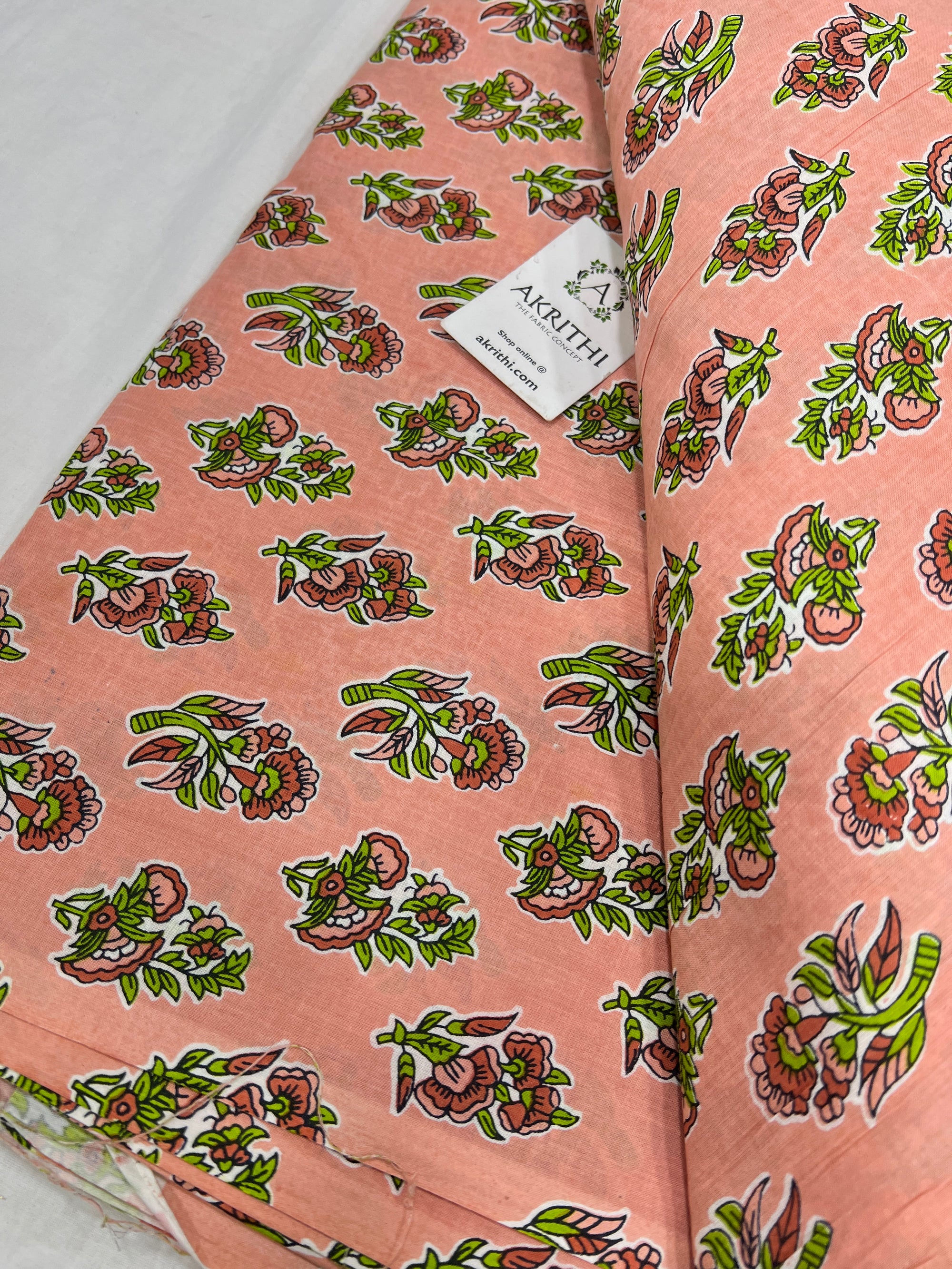 Printed pure cotton fabric