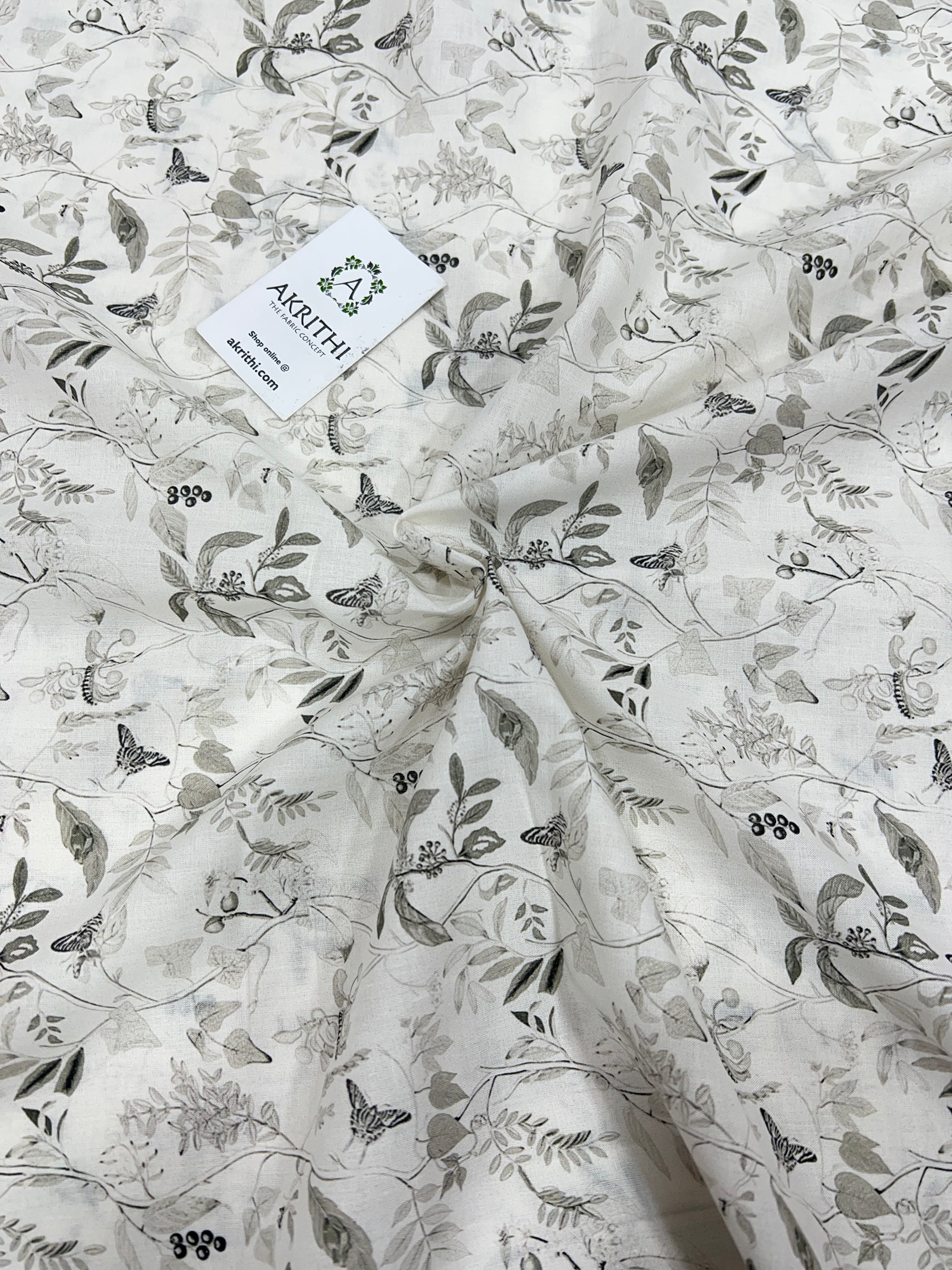 Digital Printed glazed pure cotton fabric