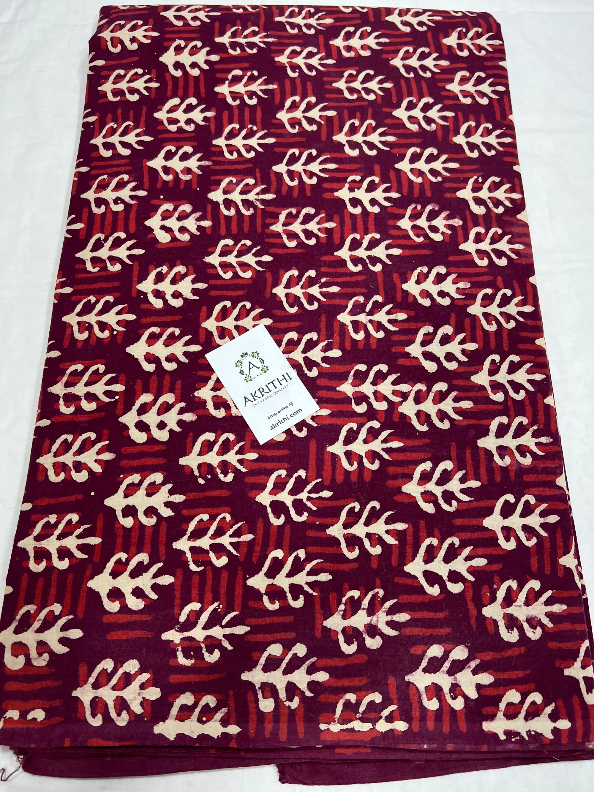 Dabu Printed pure cotton fabric