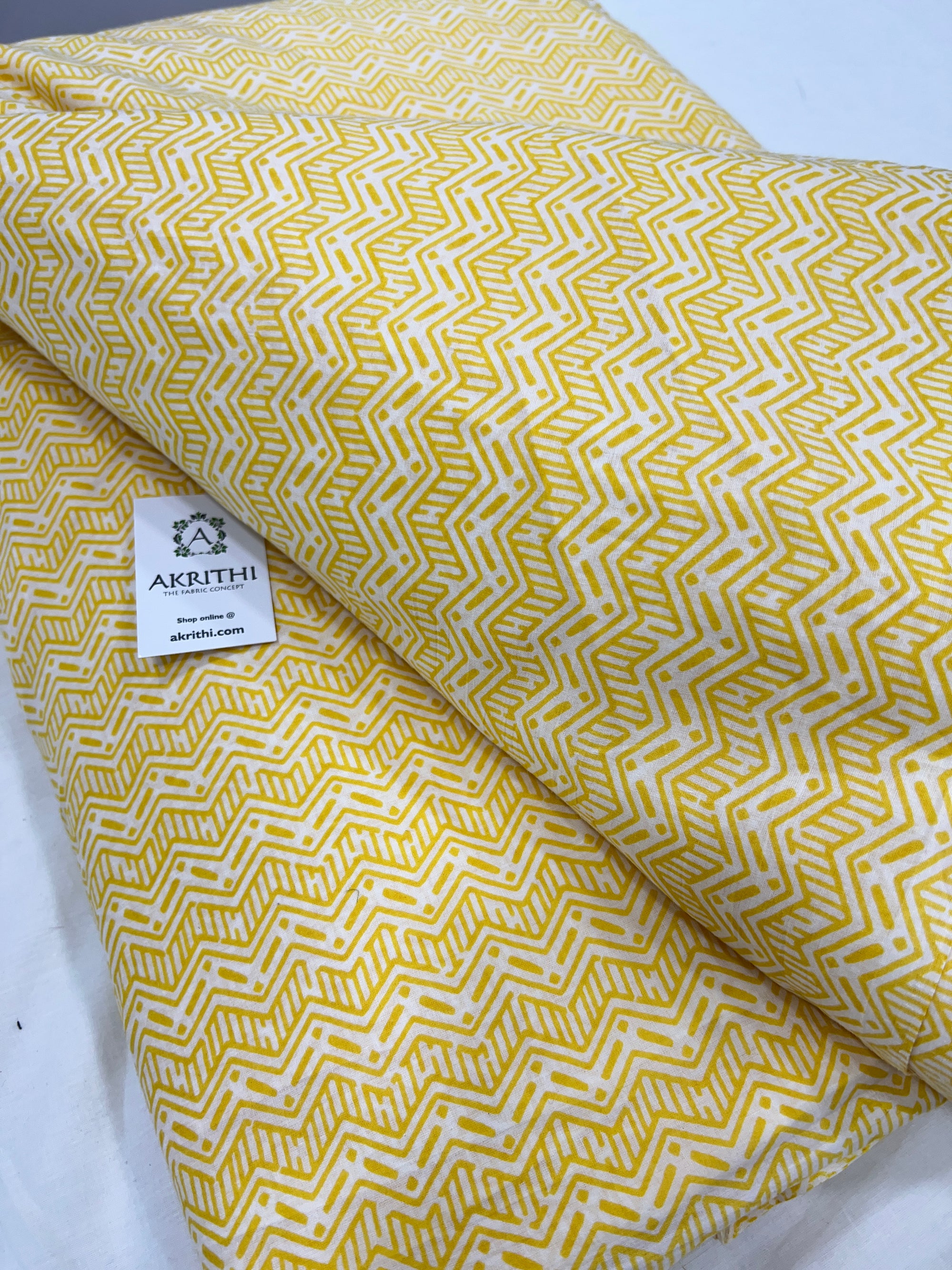 Printed pure cotton fabric