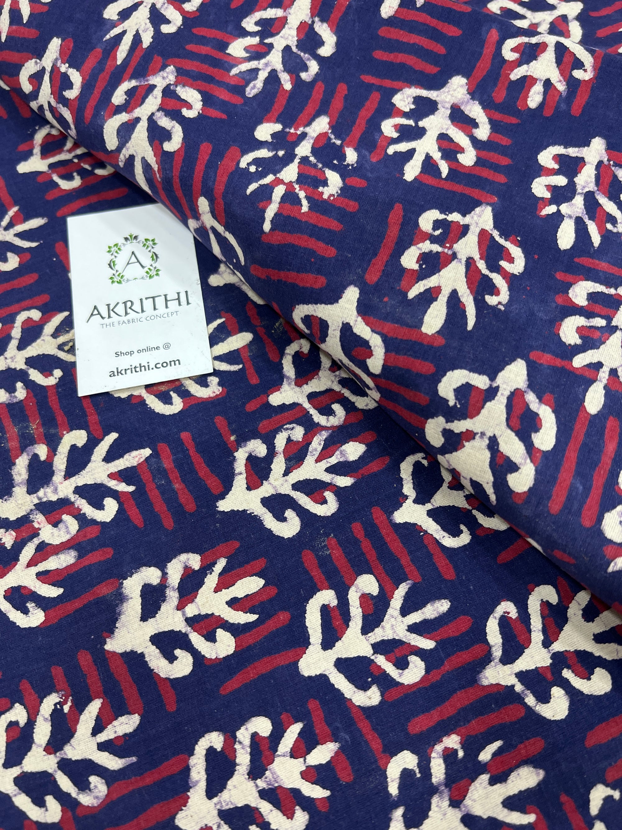 Dabu Printed pure cotton fabric