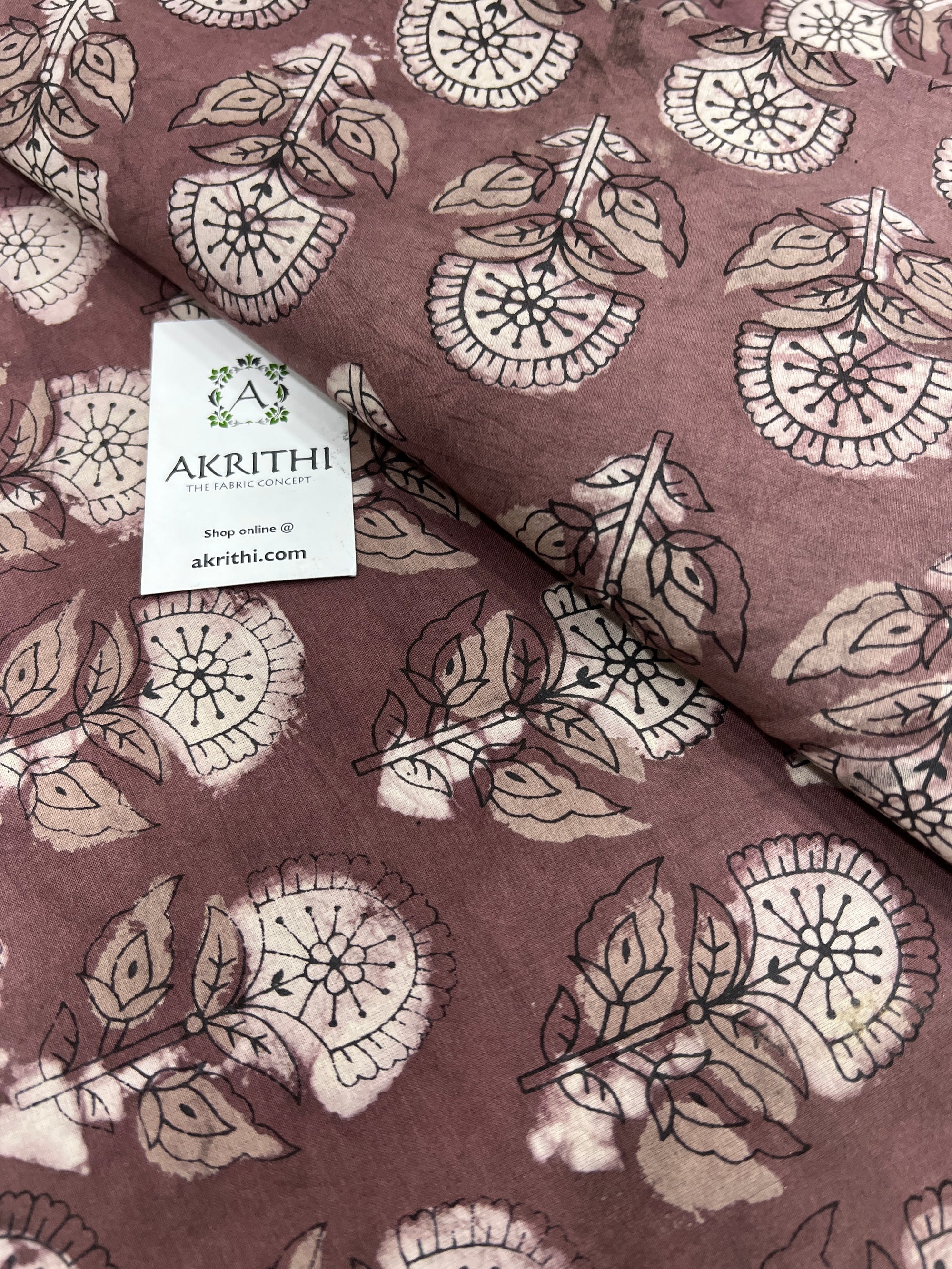 Dabu Printed pure cotton fabric