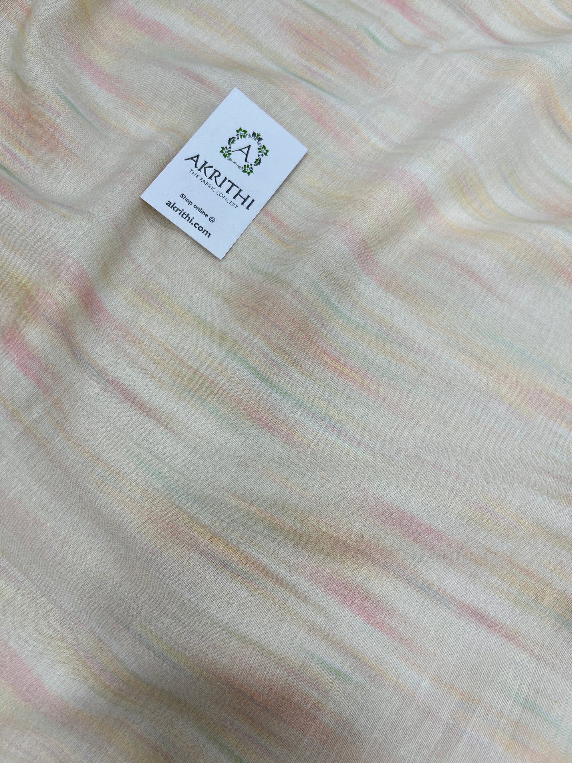 Digital Printed pure linen fabric