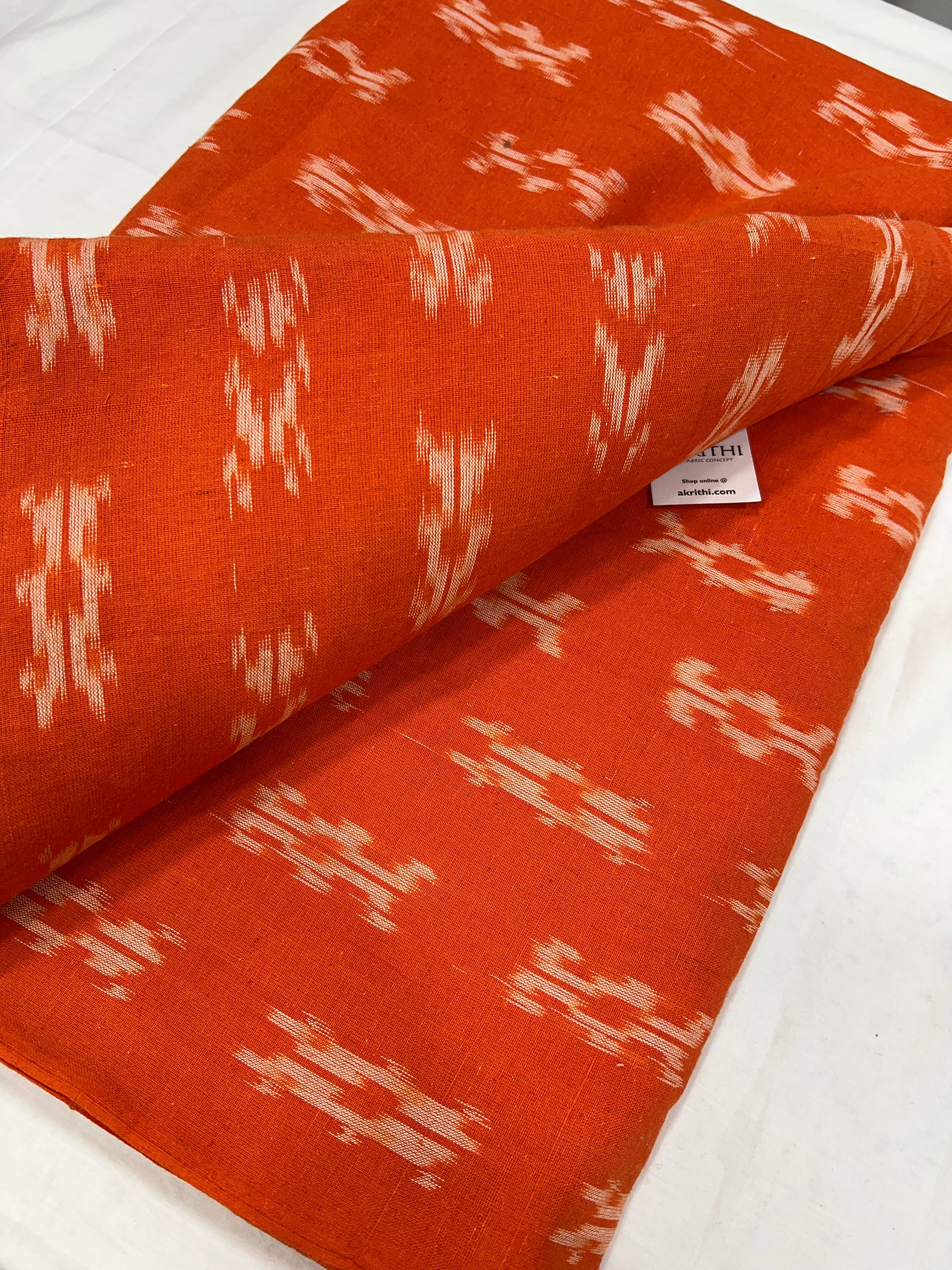 Handloom Ikat pure cotton fabric