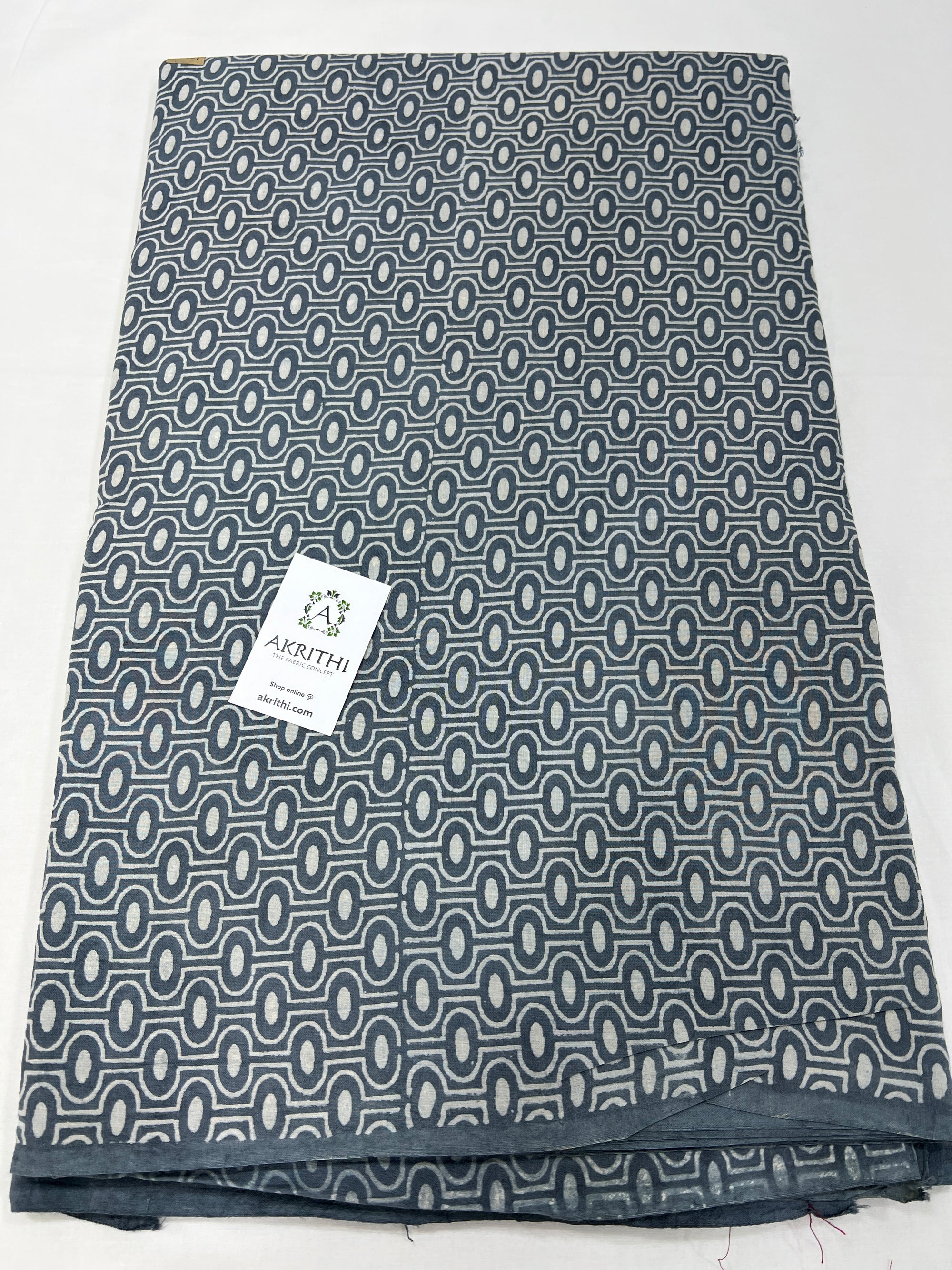 Dabu printed pure cotton fabric