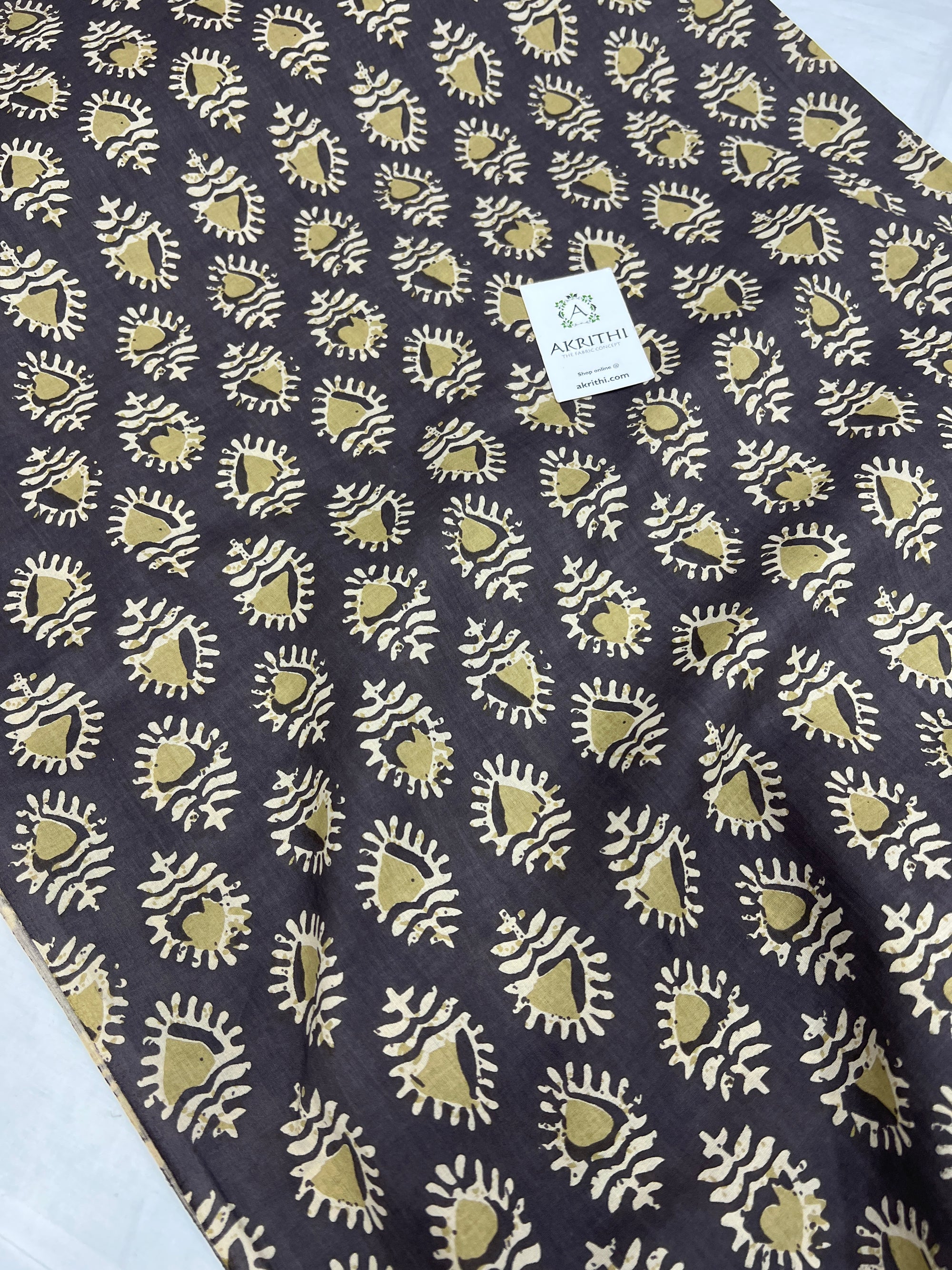 Printed pure cotton fabric