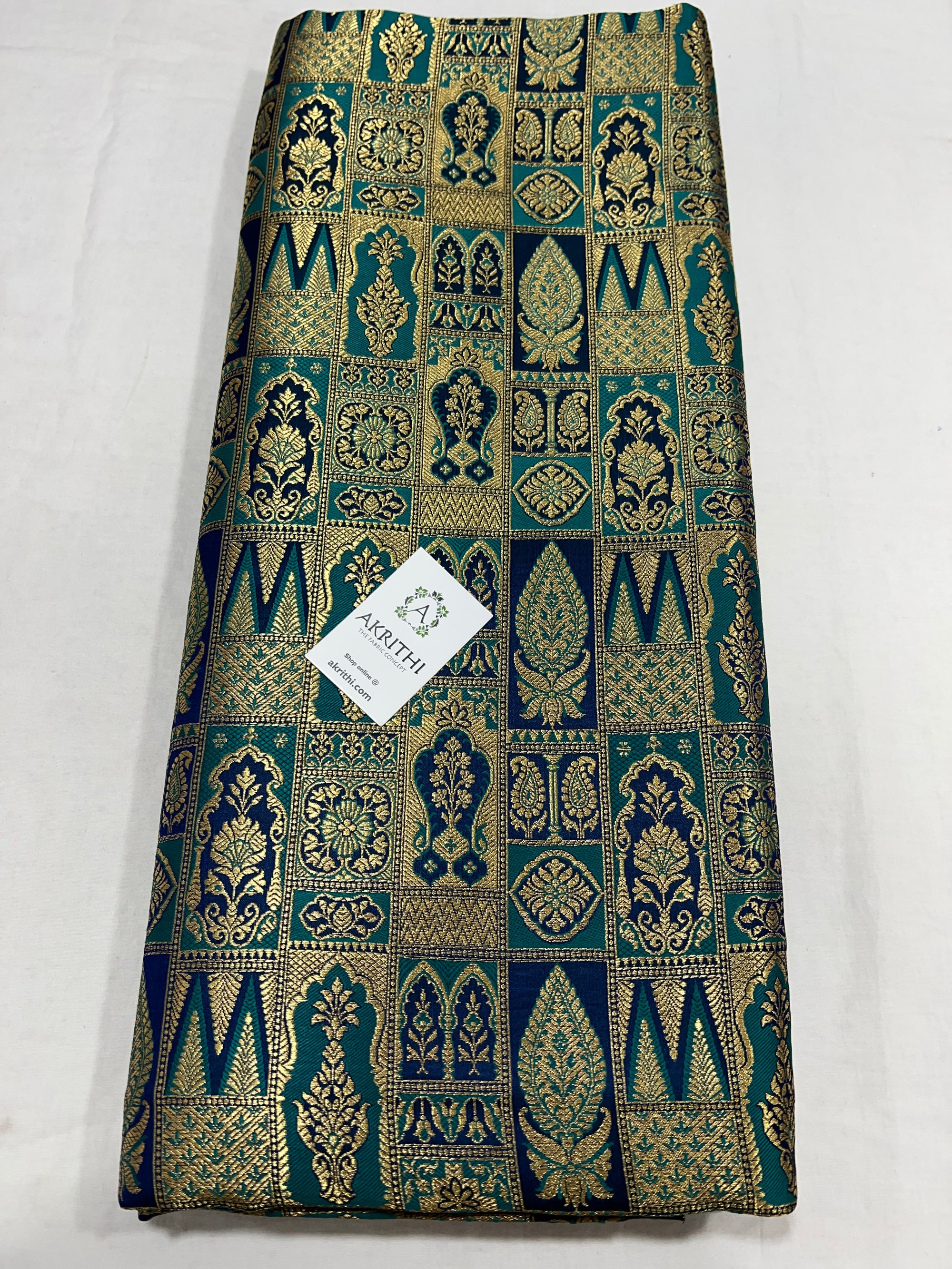 Pure Banarasi brocade fabric