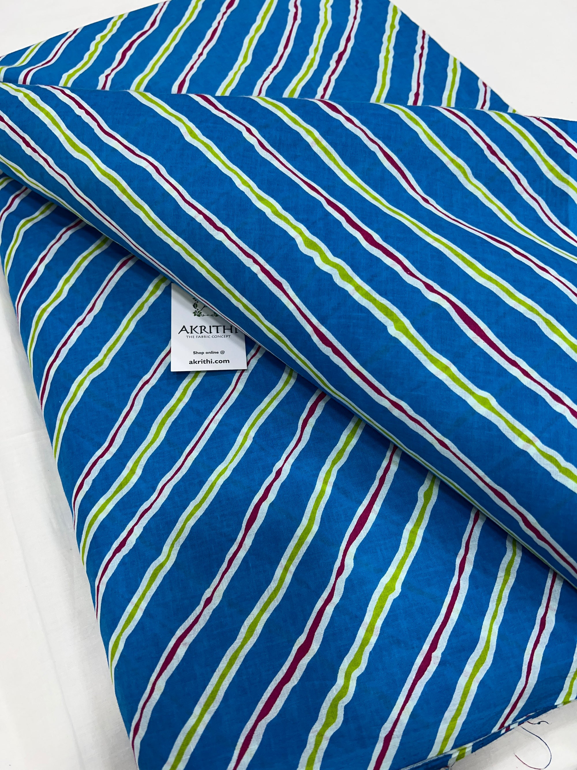 Printed pure cotton fabric