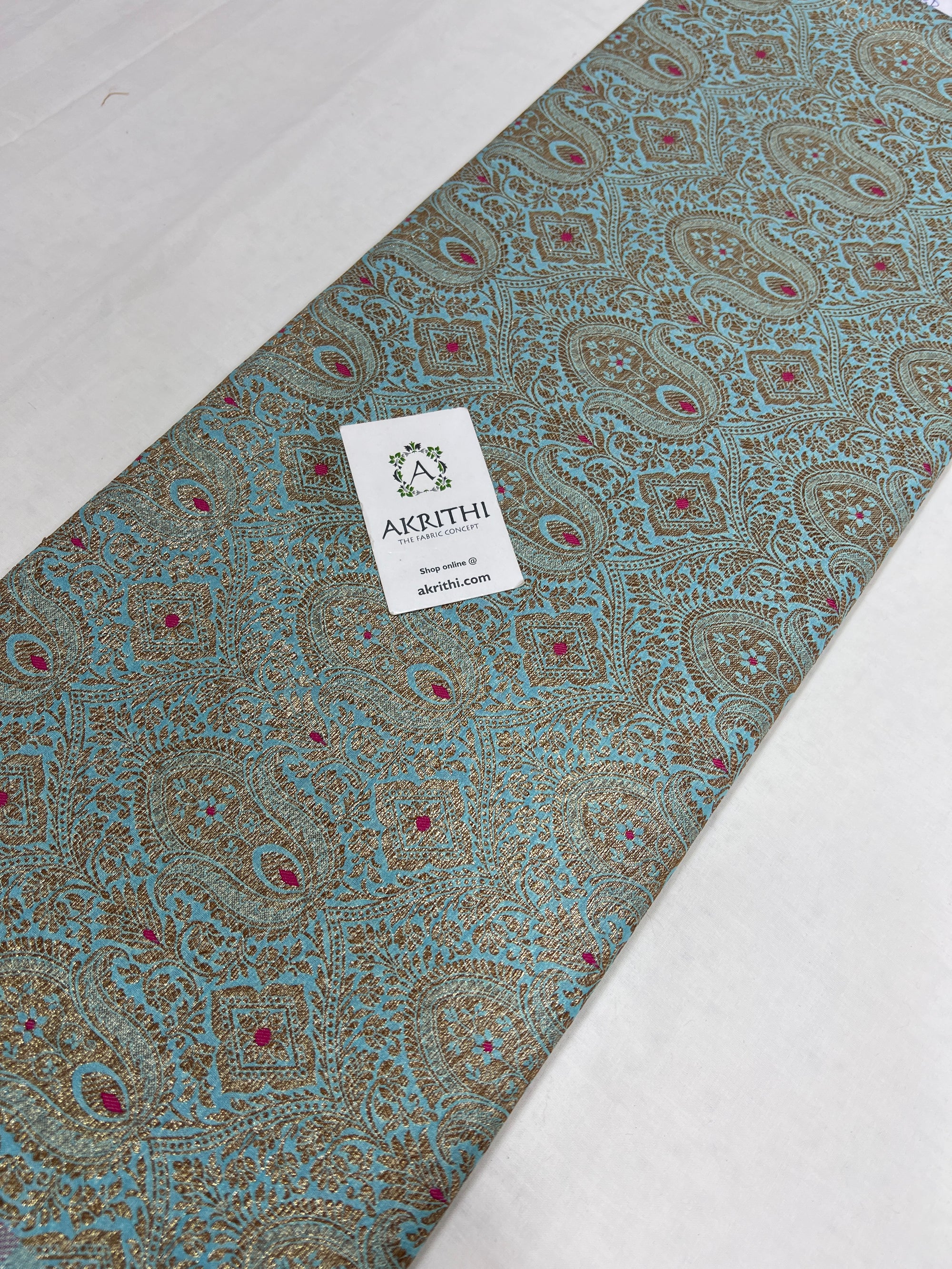 Banarasi brocade fabric antique zari