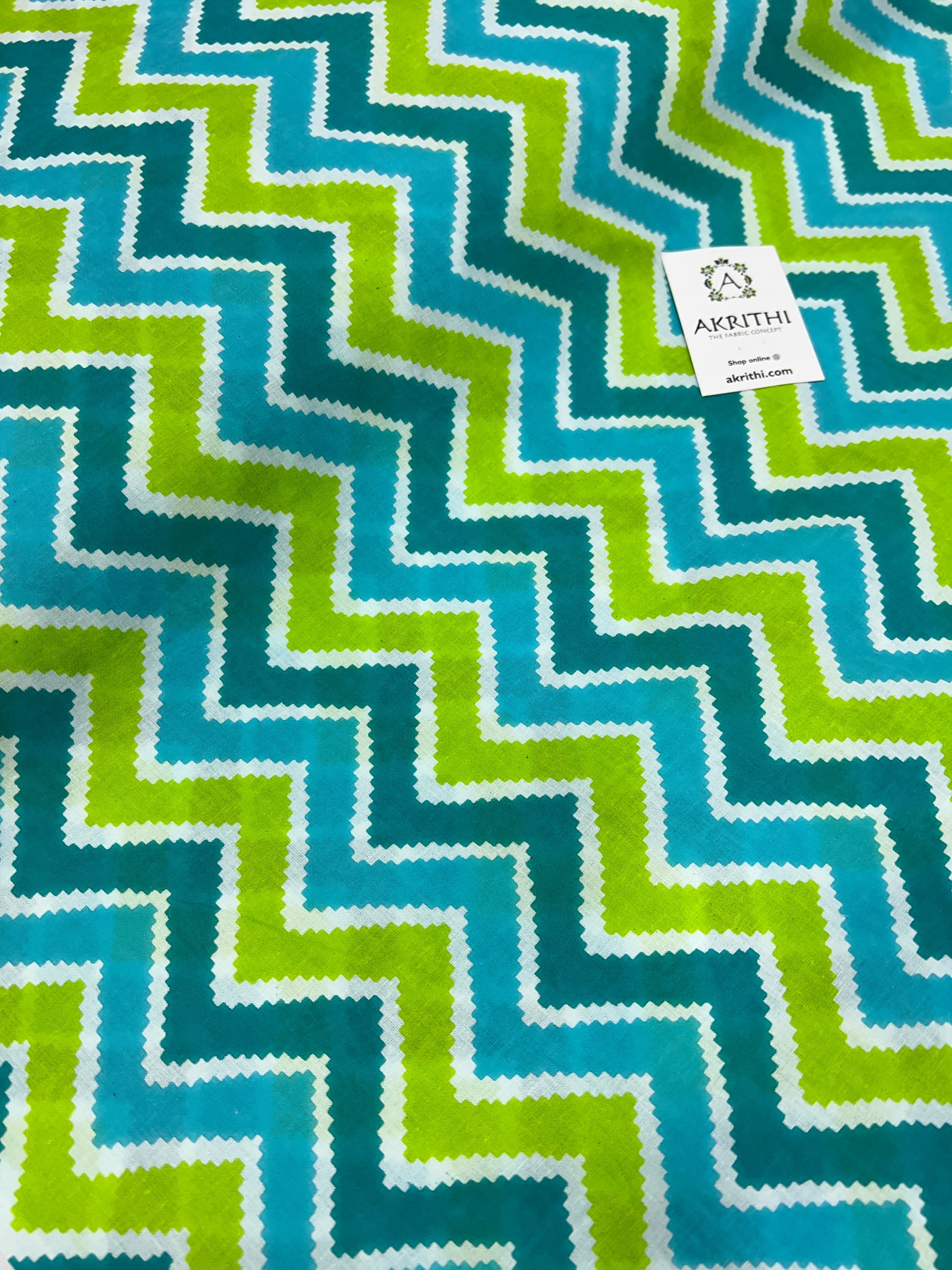 Printed pure cotton fabric