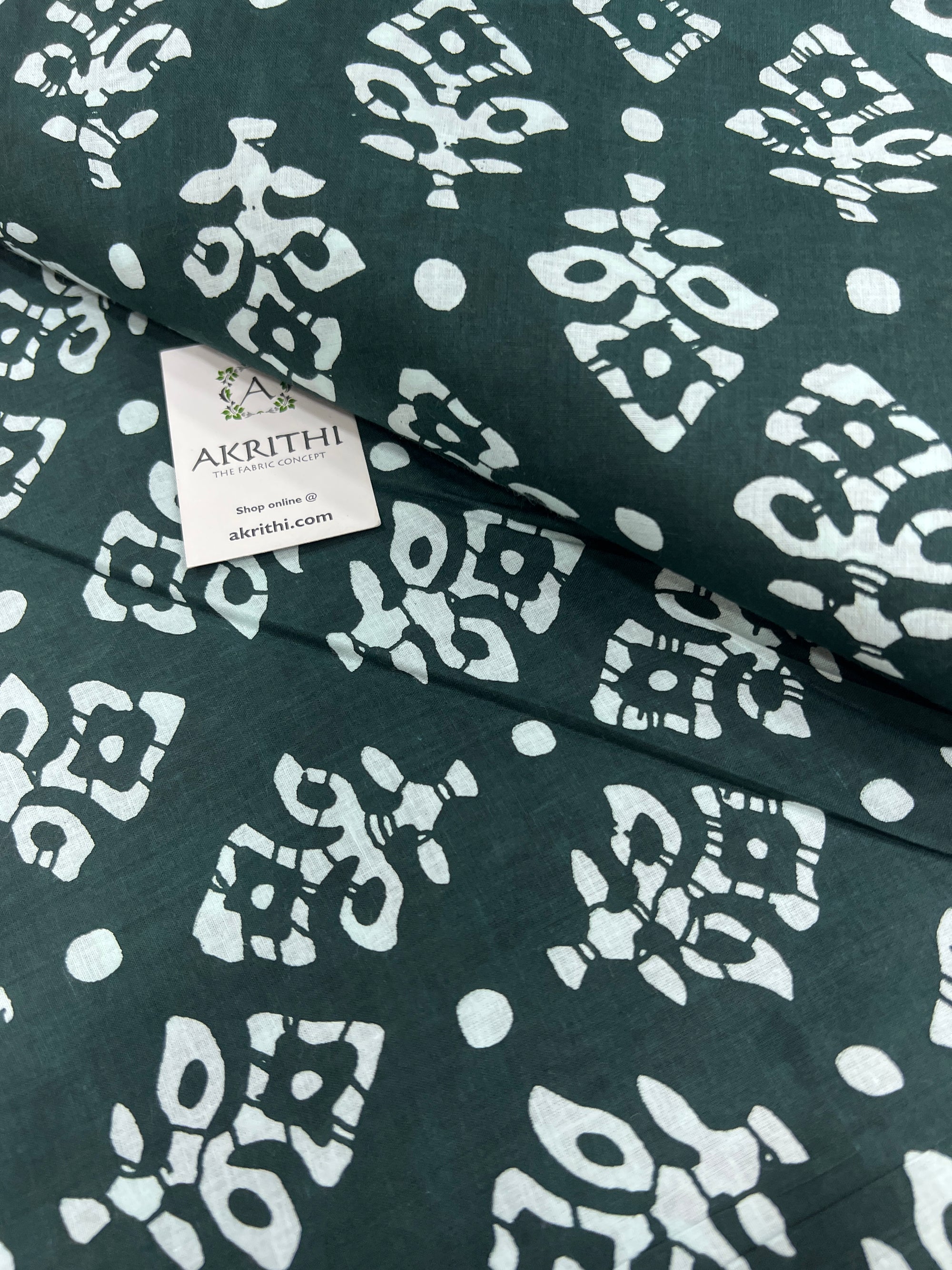 Printed pure cotton fabric