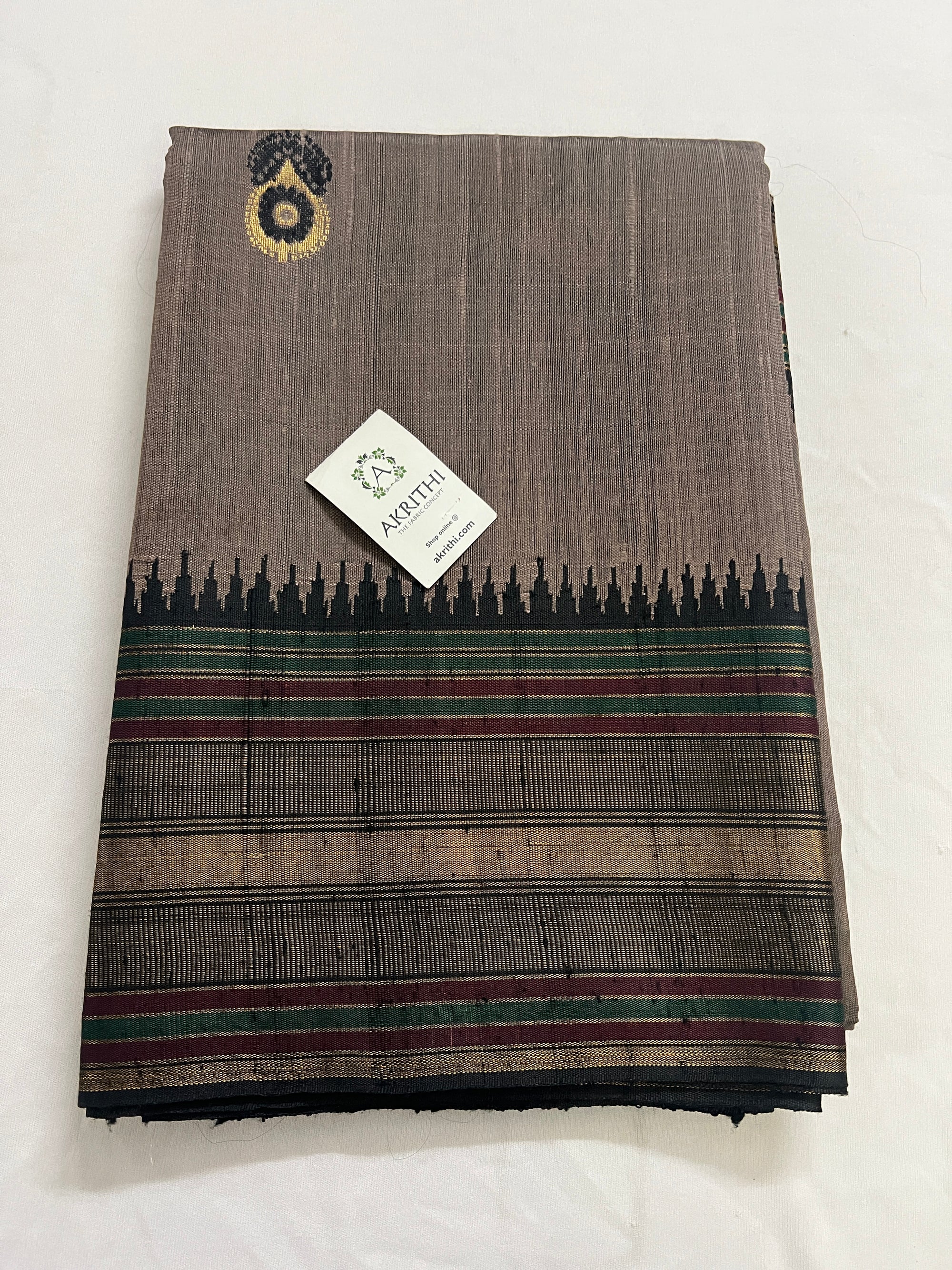 Dupion silk saree