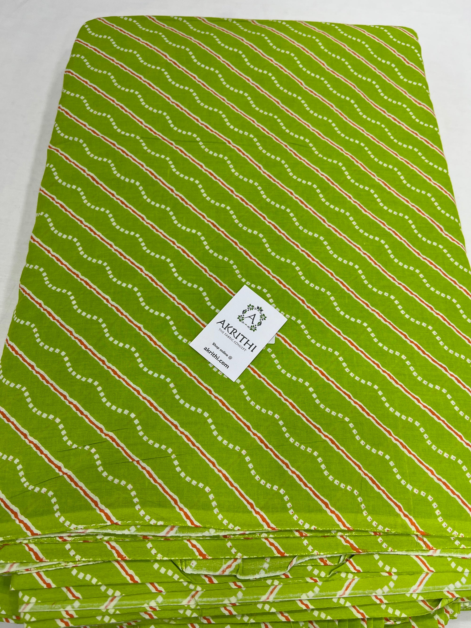 Printed pure cotton fabric