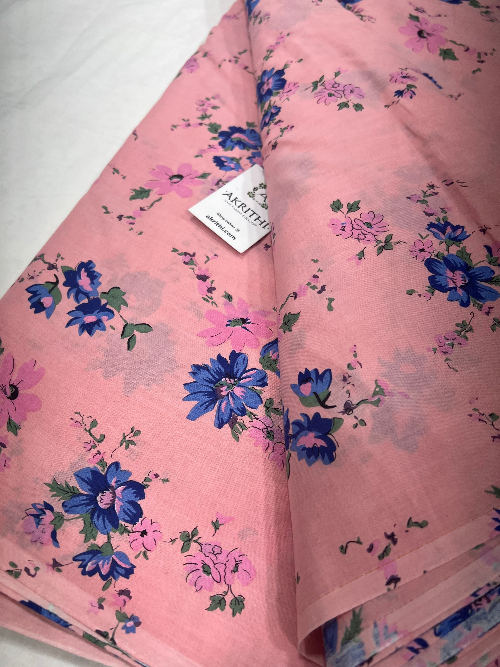 Printed pure cotton fabric