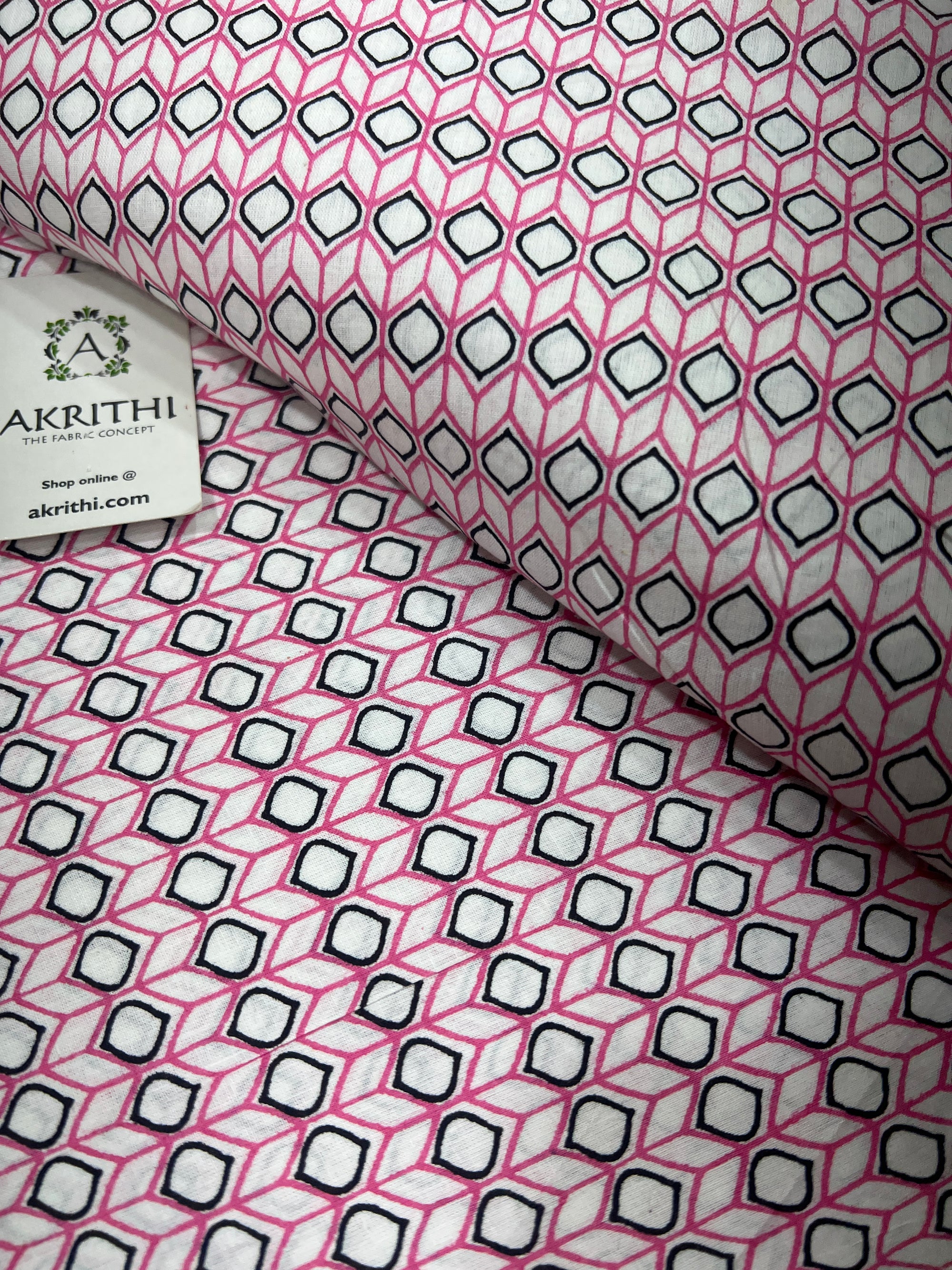 Printed pure cotton fabric