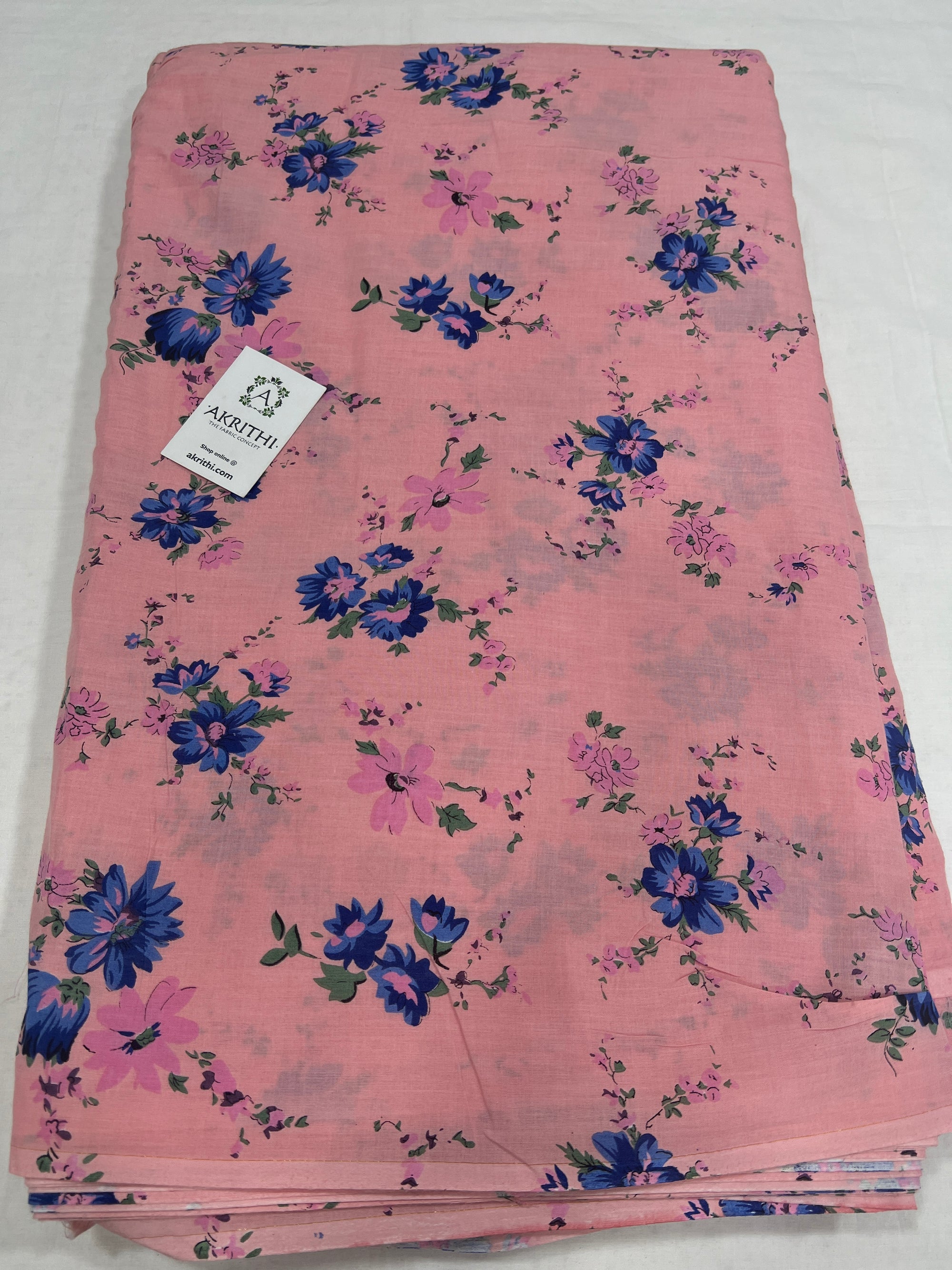 Printed pure cotton fabric