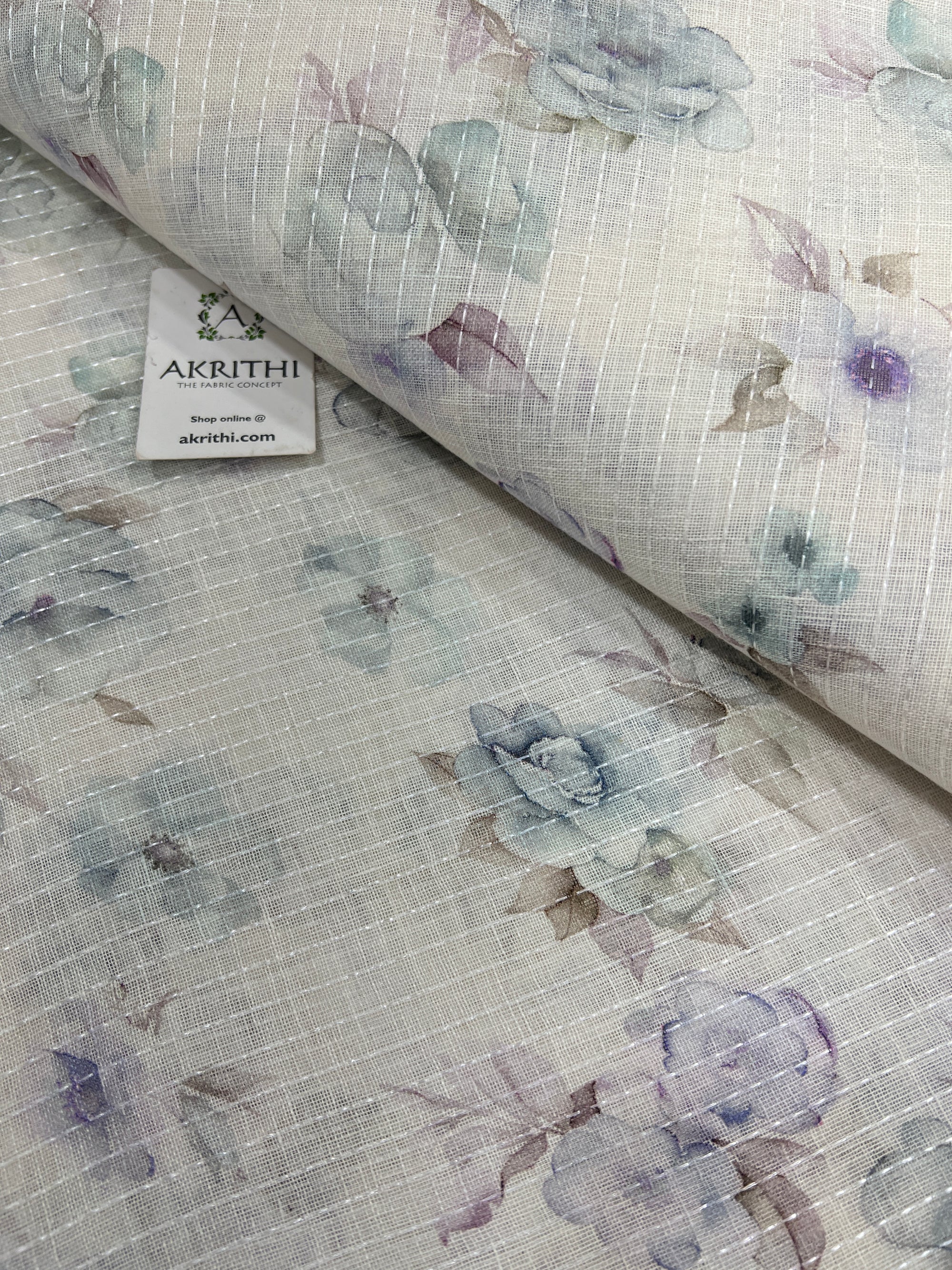 Digital Printed pure linen fabric