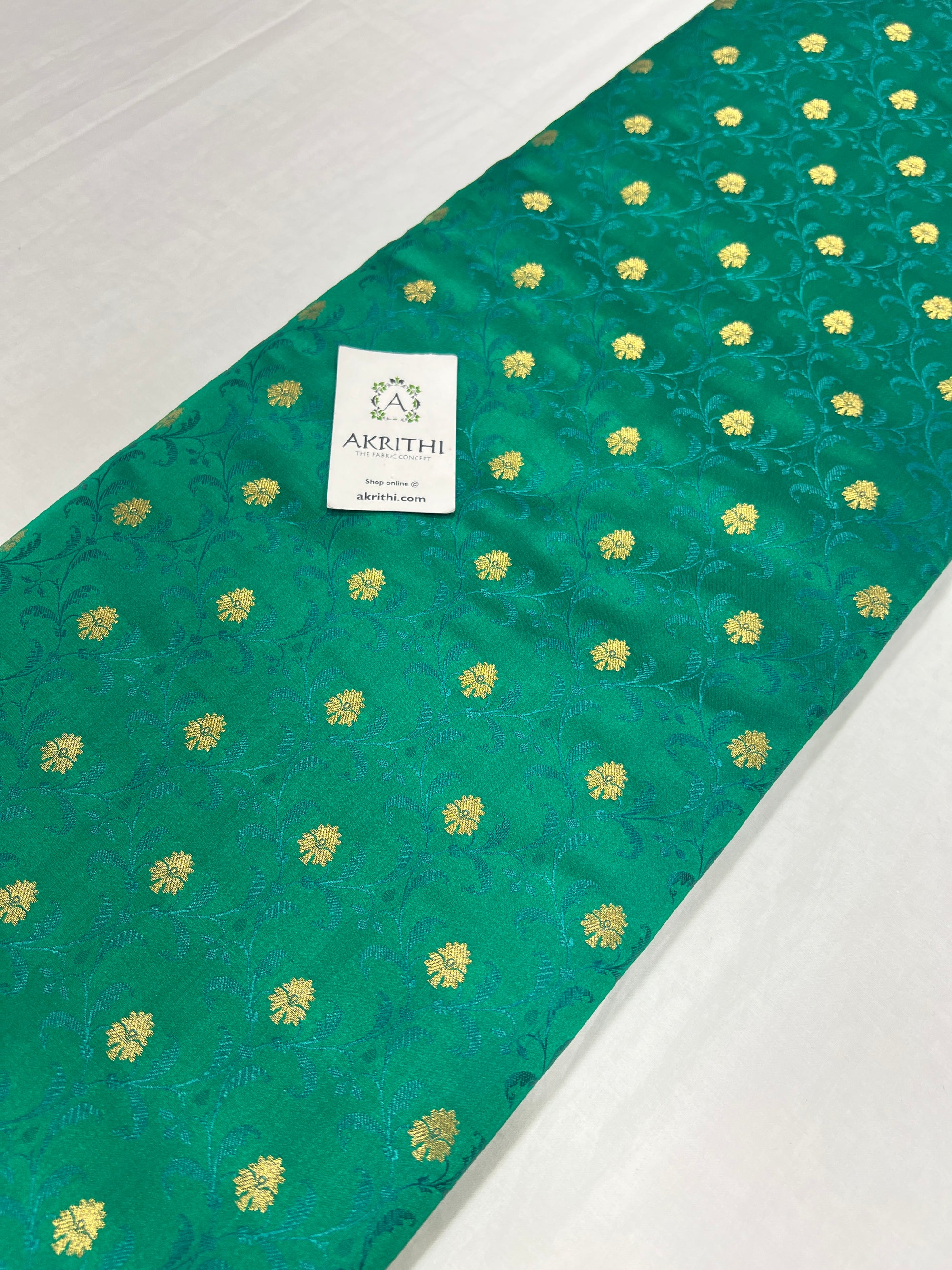 Pure Banarasi brocade fabric 1.6 METERS CUT